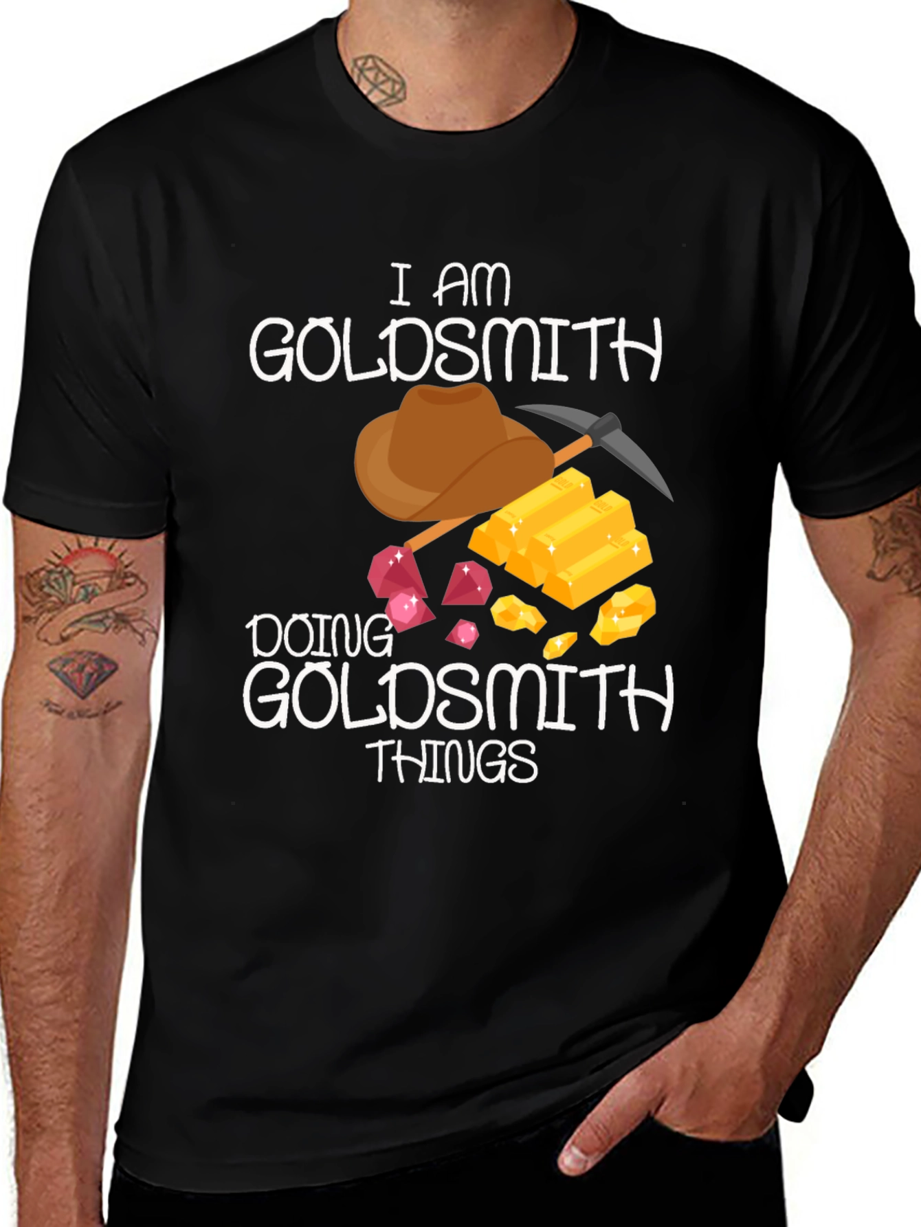 Variant 26 of Goldsmith T-Shirt: I am Doing Goldsmith Things