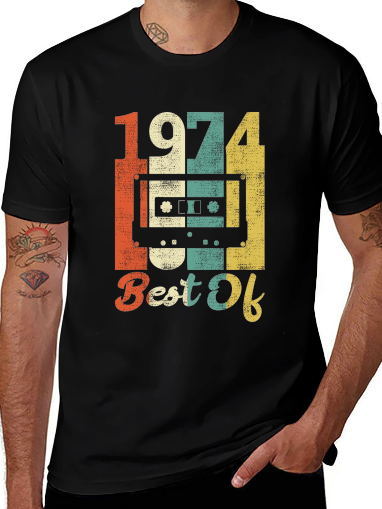 Variant 24 of 1974 Best Of Cassette Tape Graphic Tee