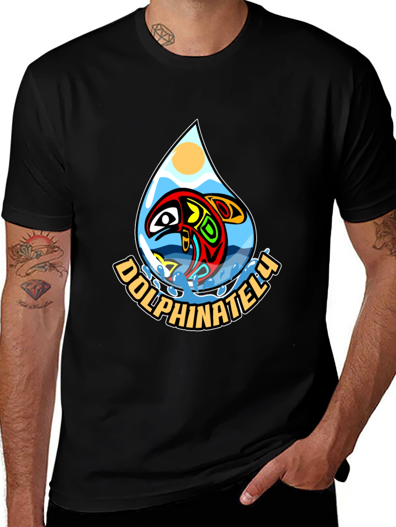 Variant 24 of Dolphinately Graphic Tee