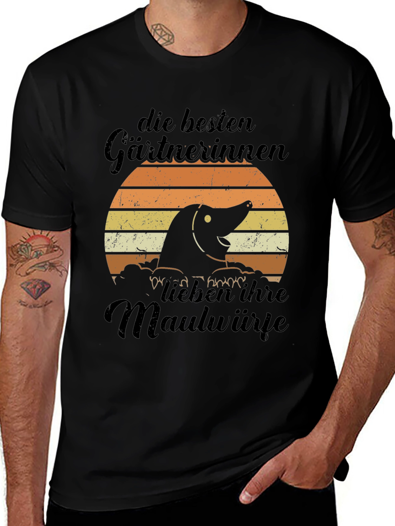 Variant 10 of Gardener Mole T-Shirt - "Die Besten Gärtnerinnen"