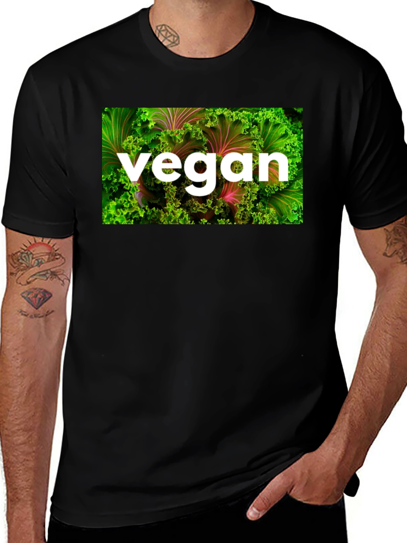 Variant 27 of Vegan Greens T-Shirt - Plant-Based Style
