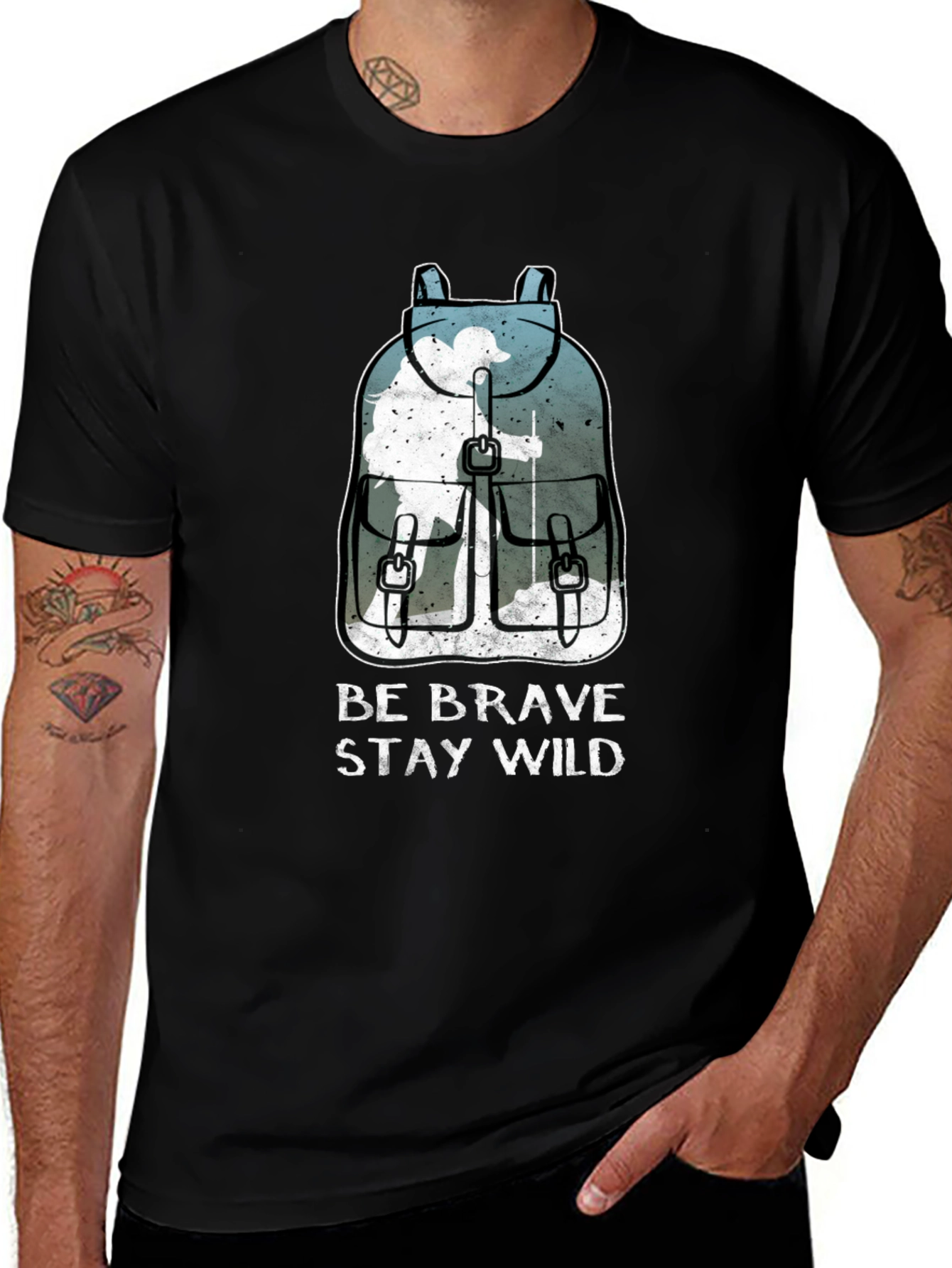 Variant 14 of Be Brave Stay Wild T-Shirt