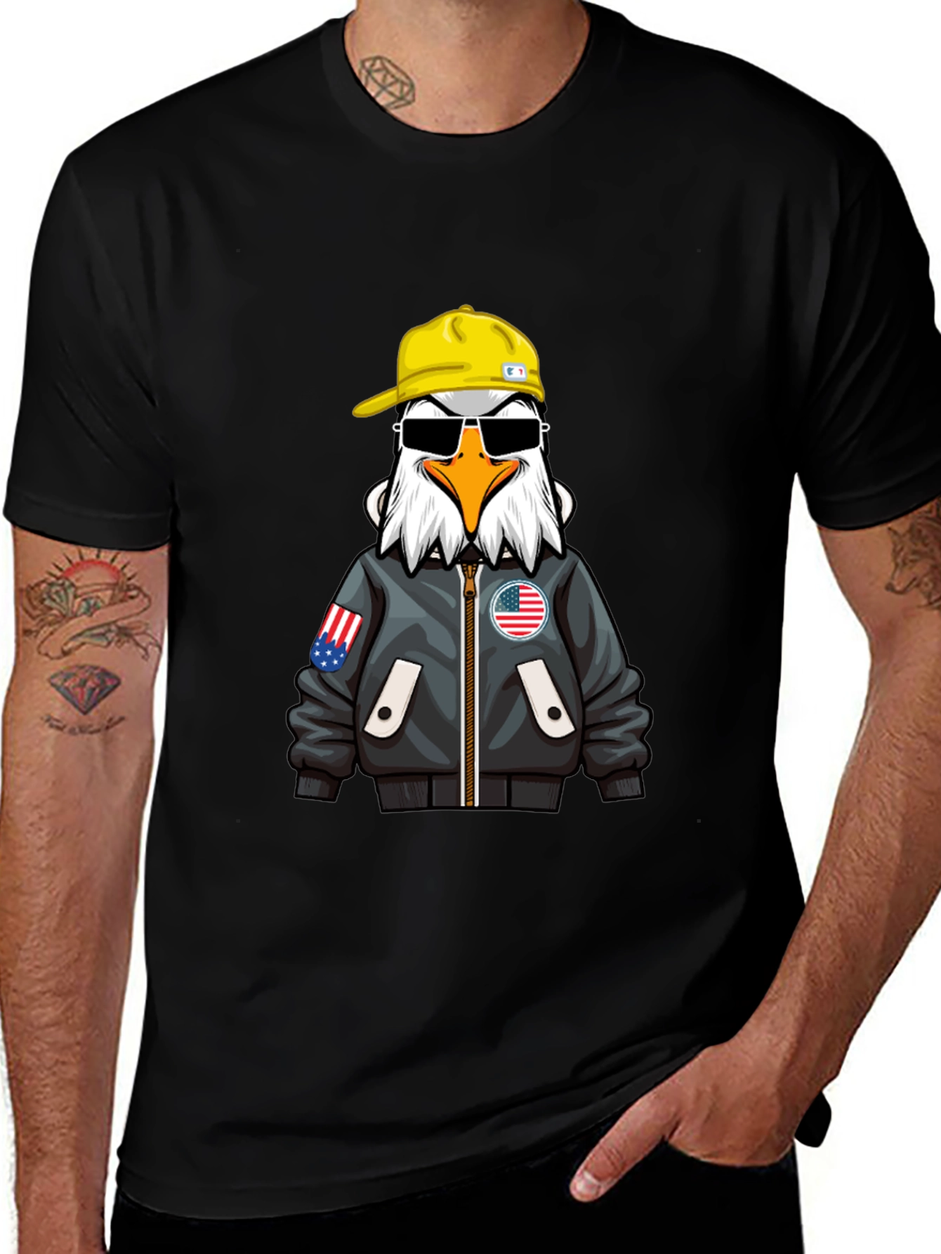Variant 4 of Cool Eagle Graphic T-Shirt