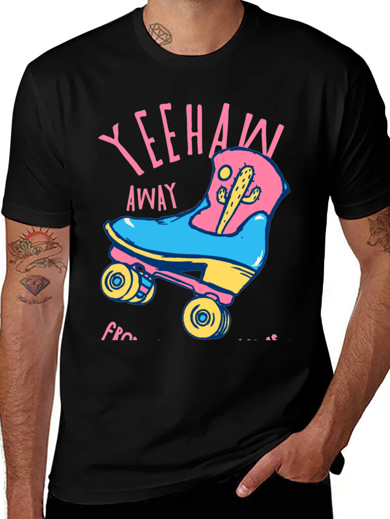 Yeehaw Away From the Haters Tee