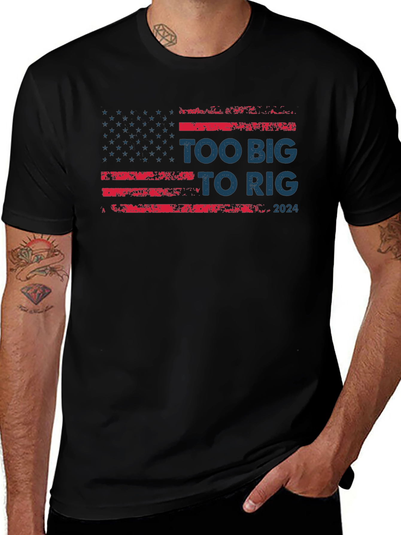 Variant 23 of Too Big to Rig 2024 Graphic T-Shirt
