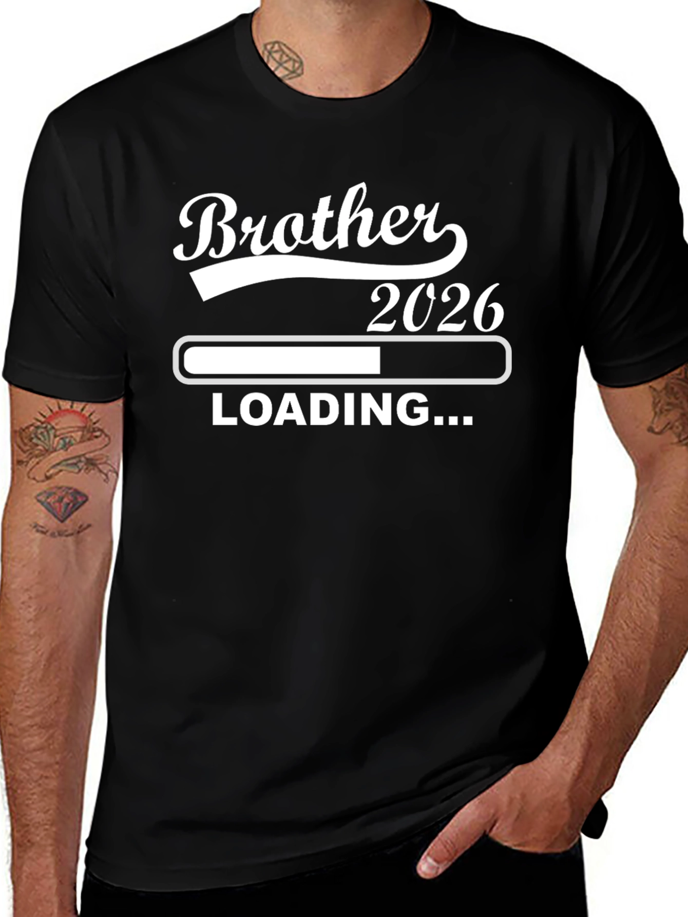 Brother 2026 Loading T-Shirt - Future Sibling Announcement