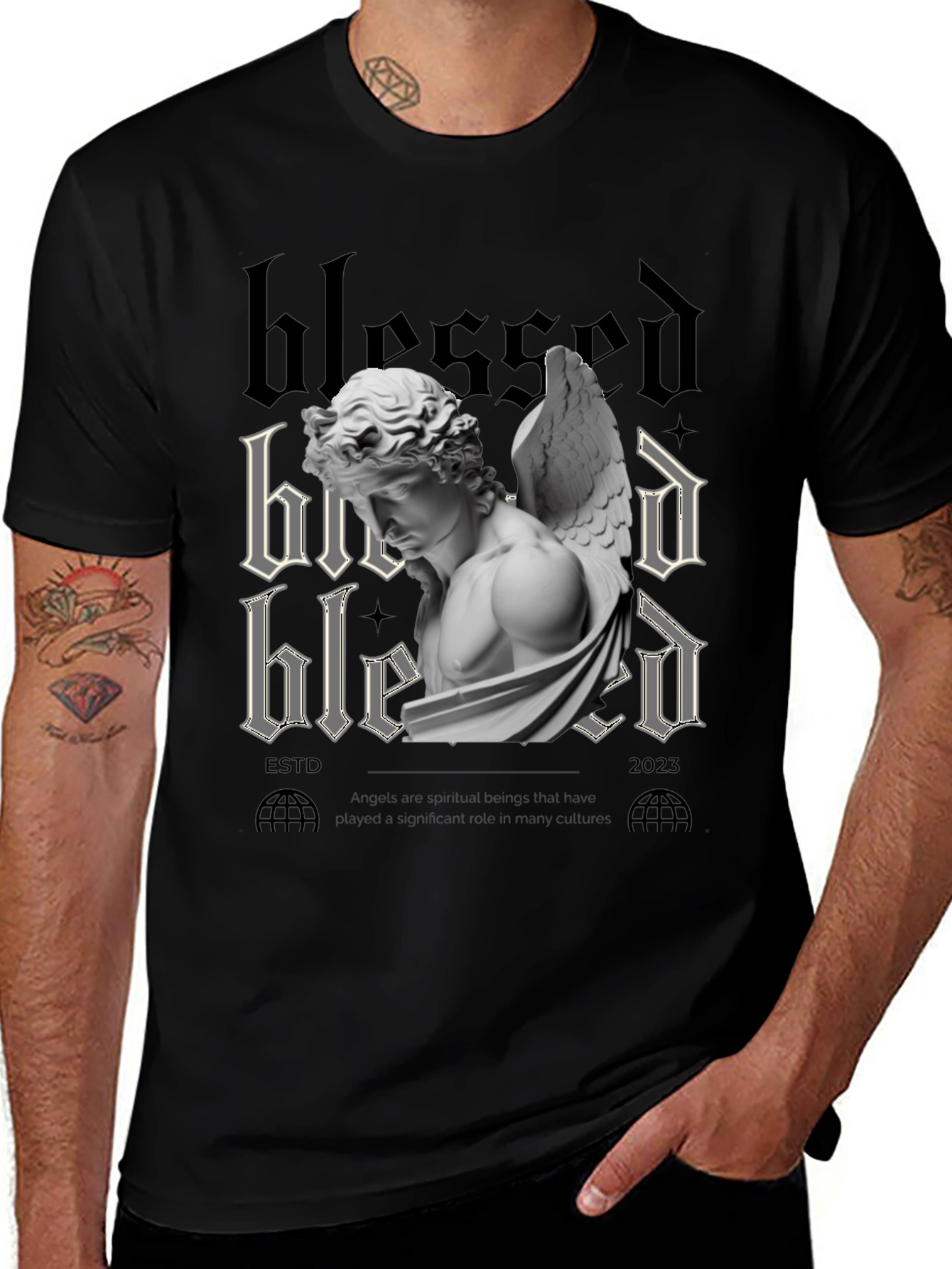 Variant 18 of Blessed Angel Graphic T-Shirt