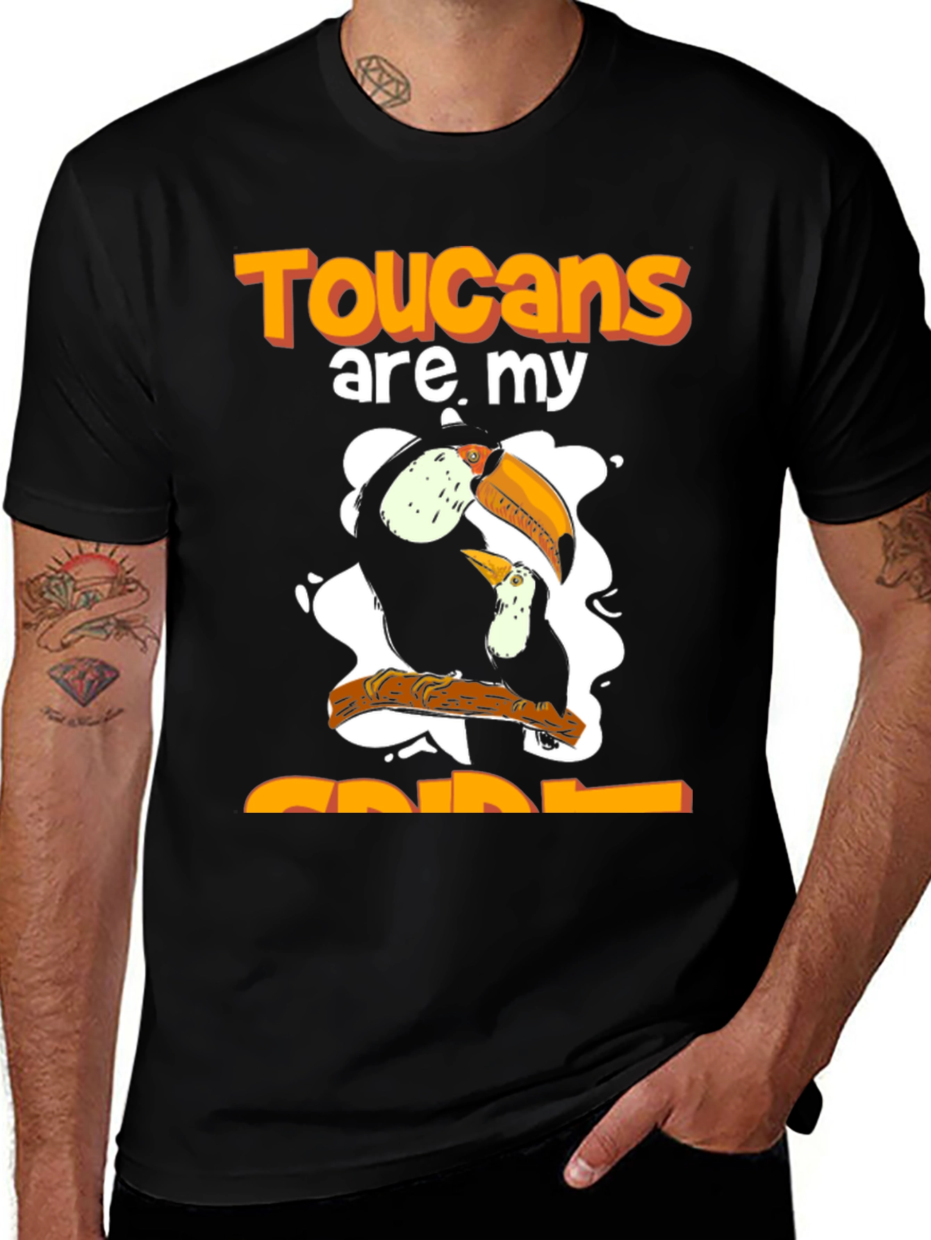 Variant 25 of Toucan Graphic T-Shirt - Bird Lover Tee