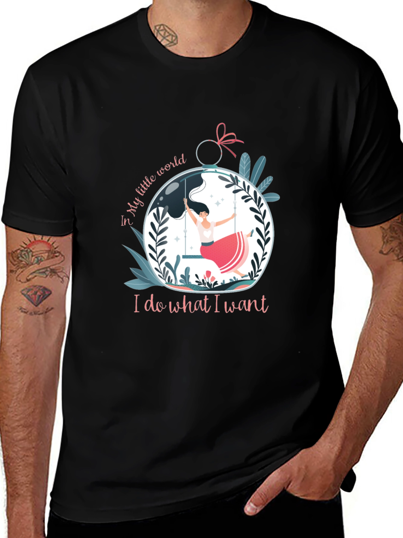 Variant 7 of My Little World T-Shirt - Whimsical Graphic Tee