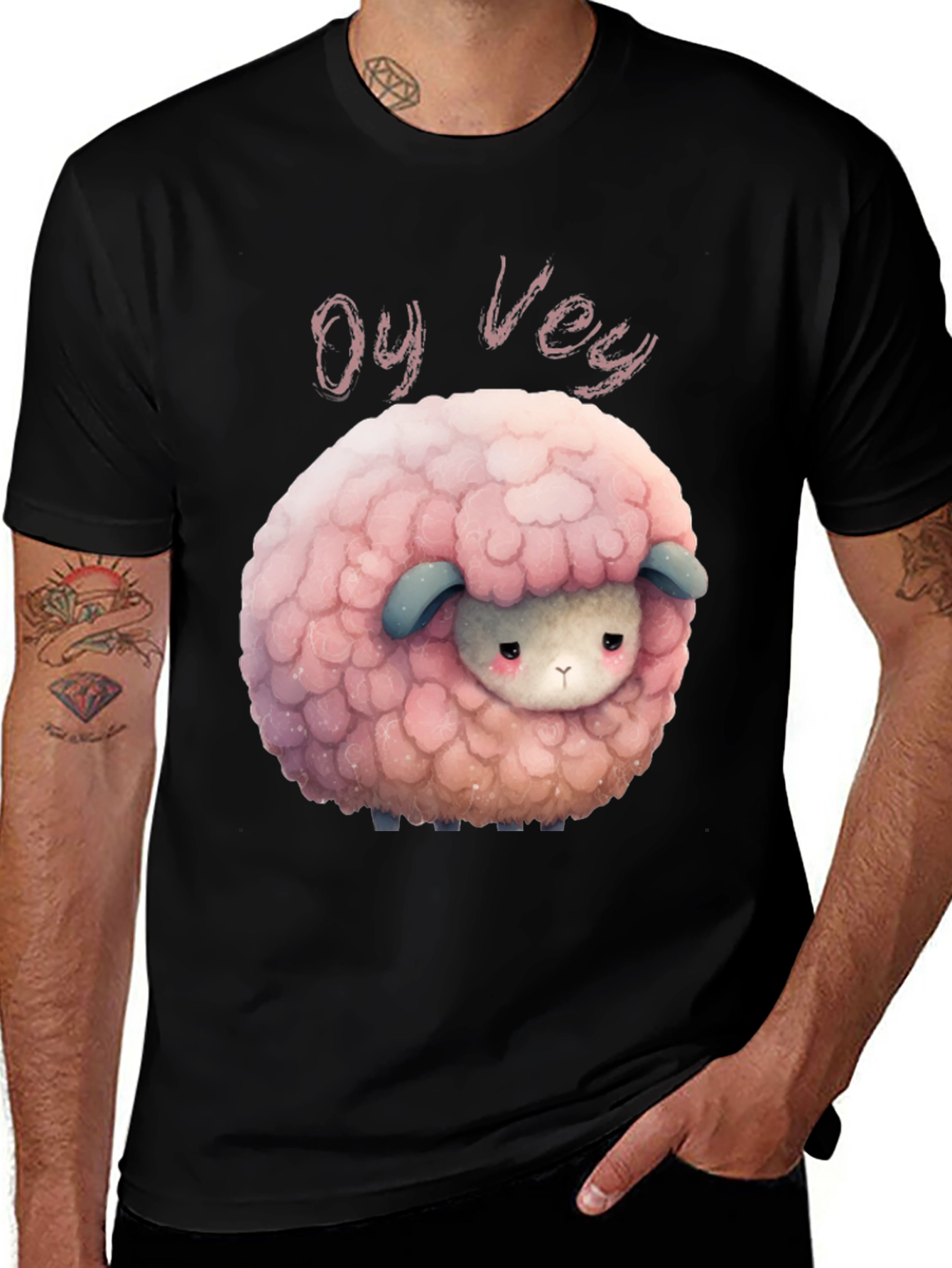 Variant 7 of Oy Vey Sheep T-Shirt