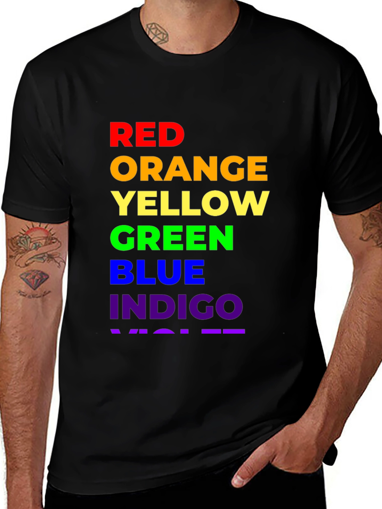 Variant 19 of Rainbow Pride Colors T-Shirt