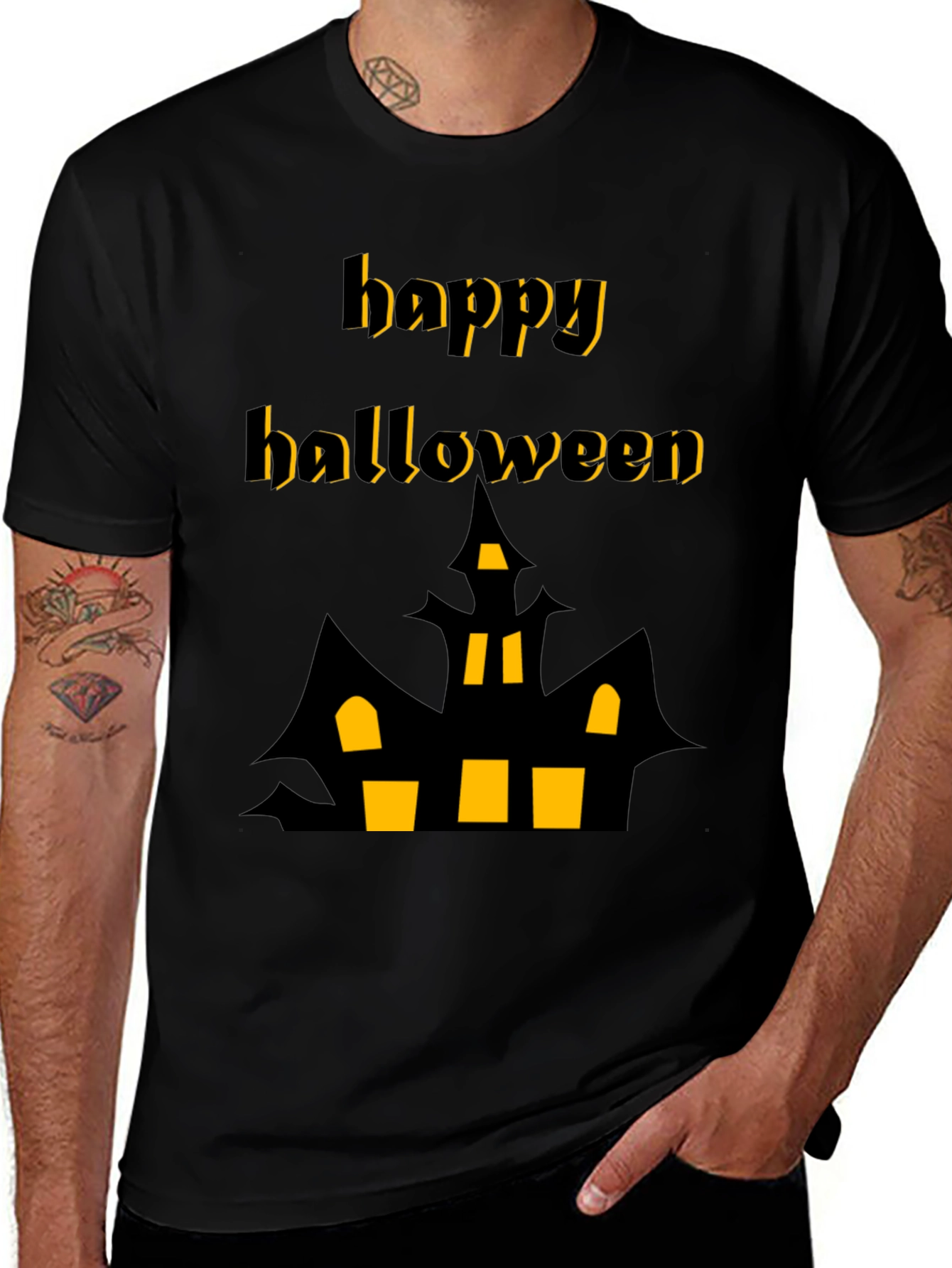 Variant 20 of Happy Halloween Graphic T-Shirt