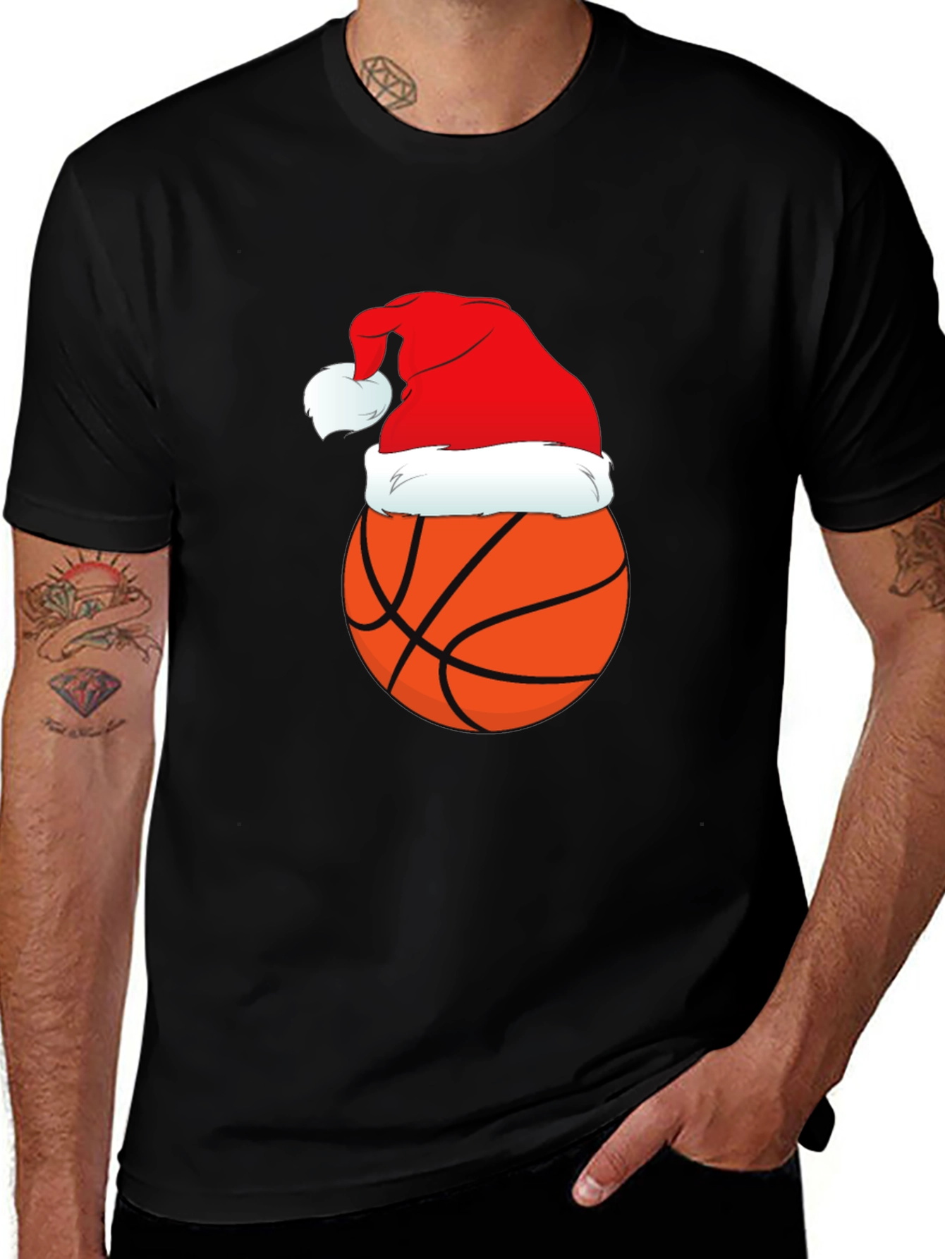 Variant 17 of Christmas Basketball T-Shirt