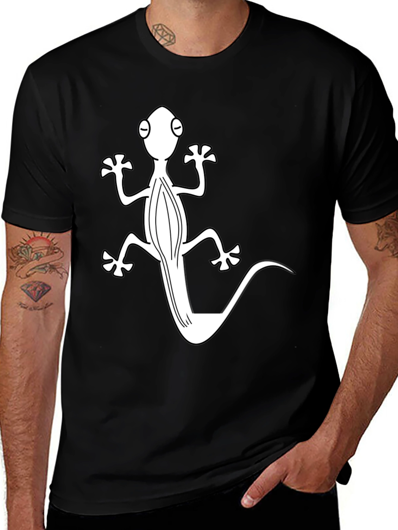 Variant 10 of Gecko Graphic Tee - Cool Reptile Design T-Shirt