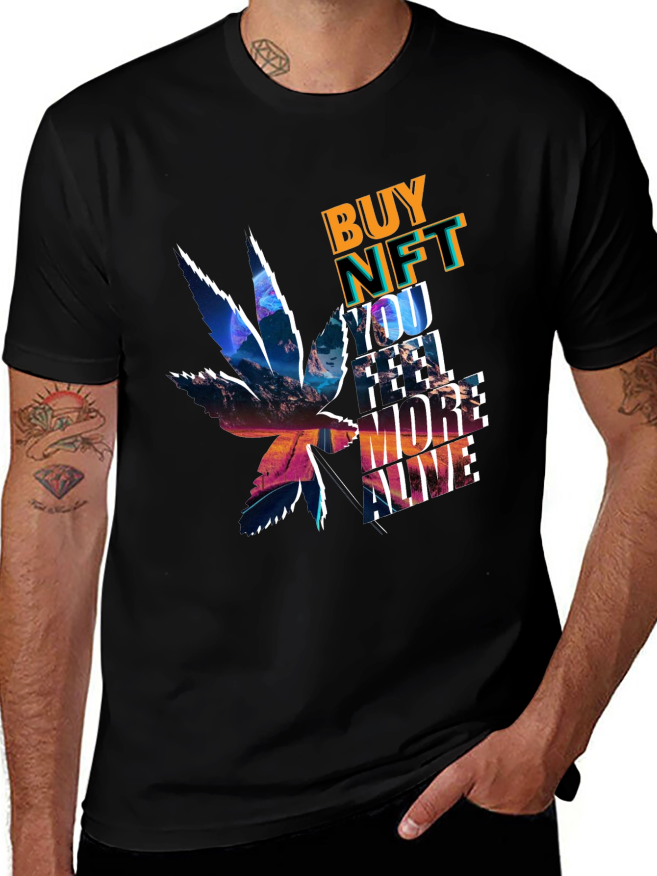 Variant 15 of Buy NFT Feel More Alive Graphic T-Shirt
