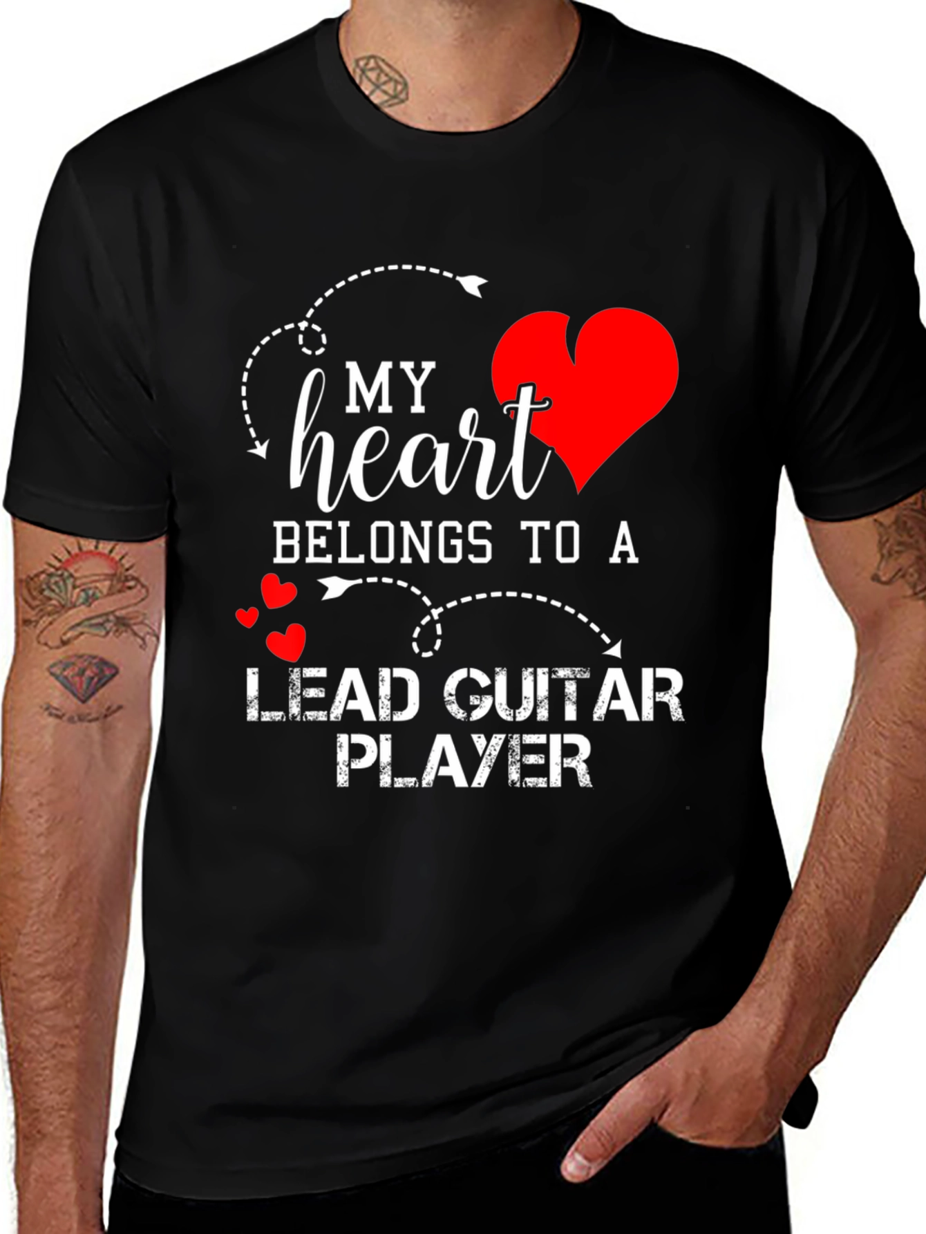 Variant 13 of My Heart Belongs to a Lead Guitar Player T-Shirt
