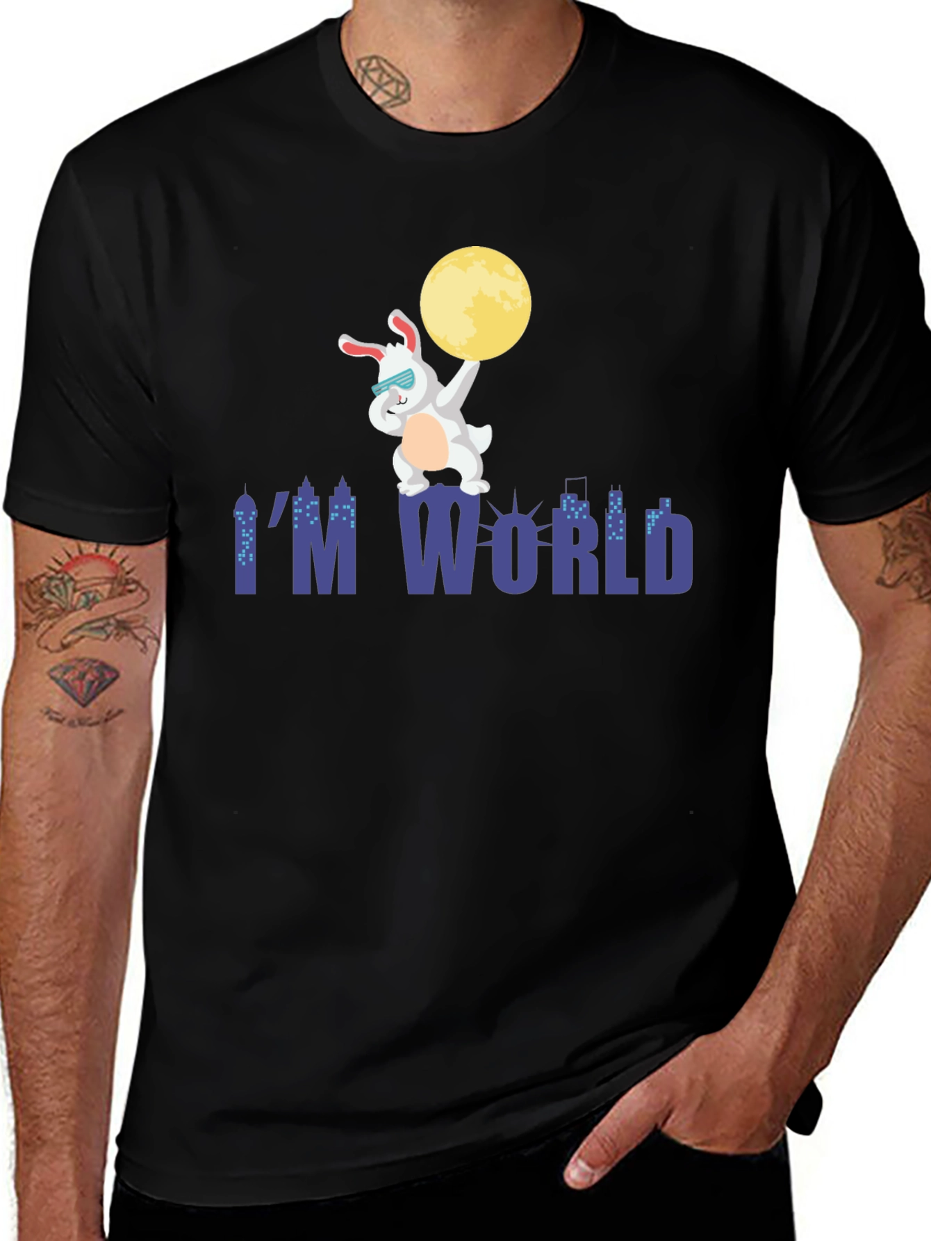 Variant 8 of I'm World Funny Graphic T-Shirt