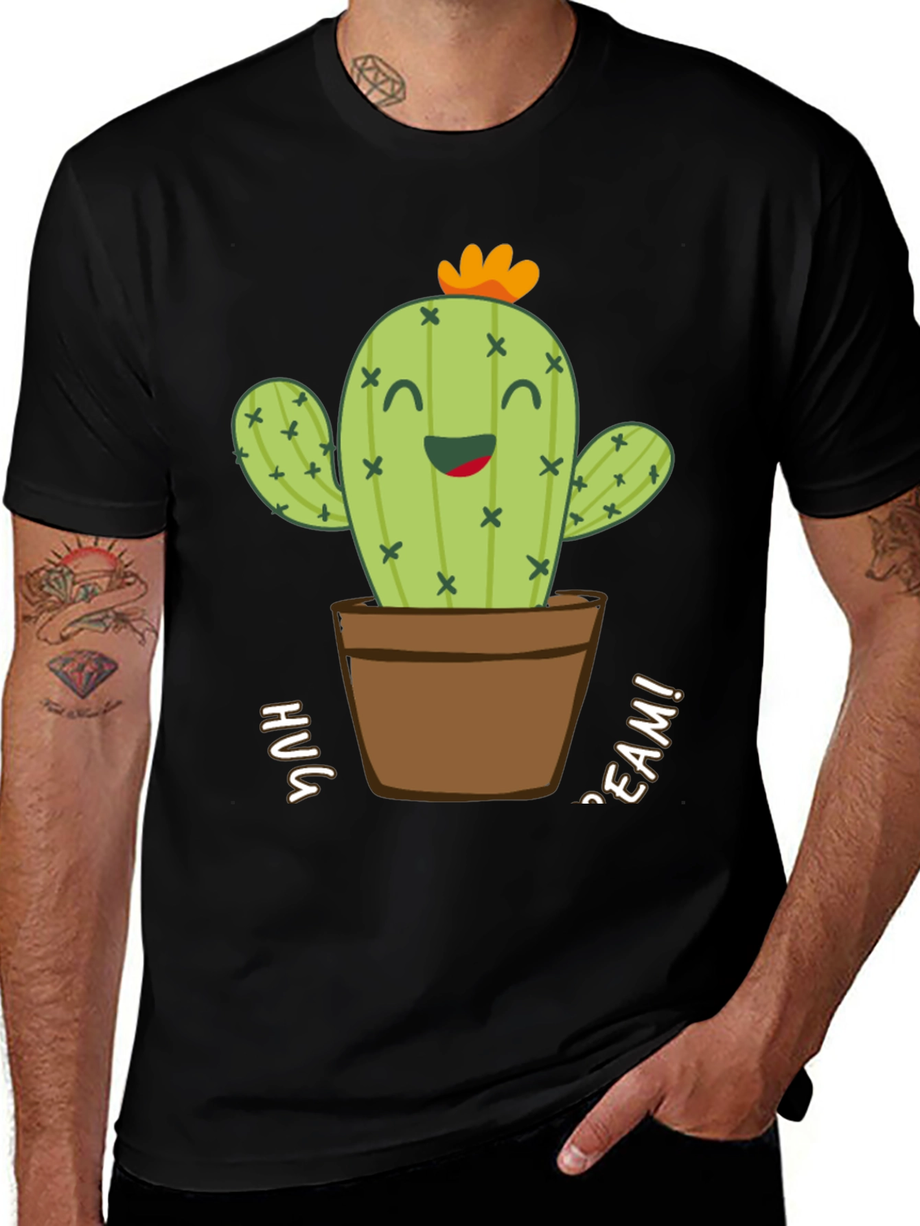 Variant 13 of Cute Cactus Hug Dream T-Shirt