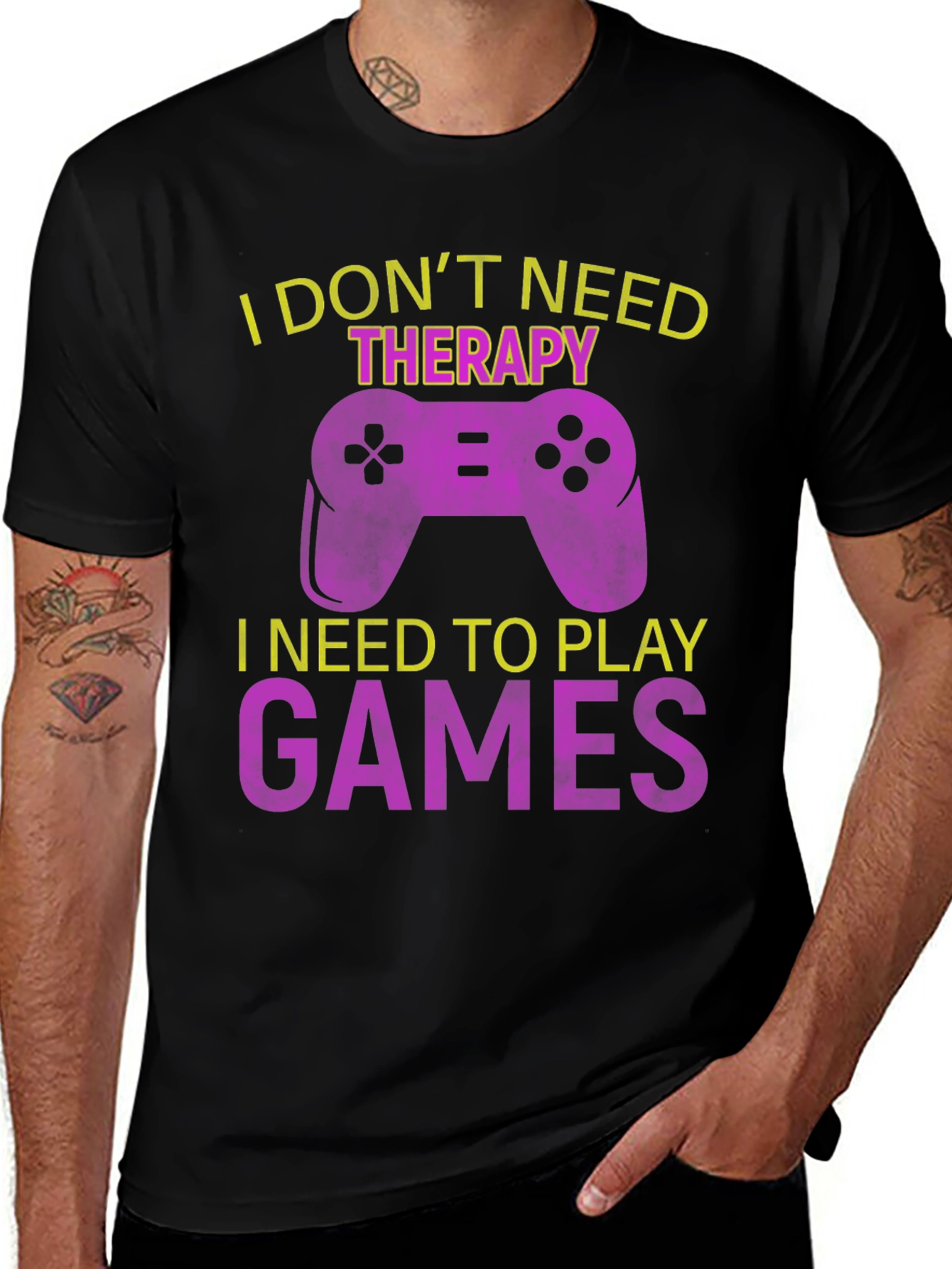Variant 16 of I Don't Need Therapy Gaming T-Shirt