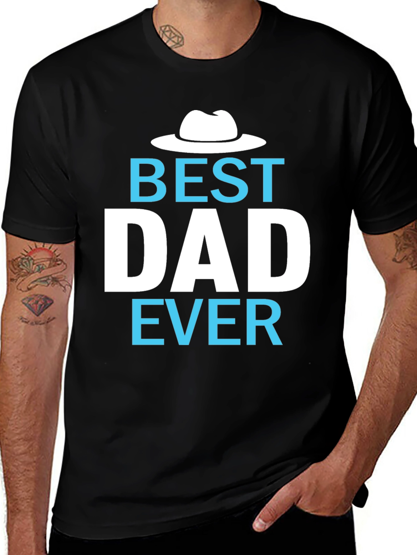 Variant 15 of Best Dad Ever Graphic Tee - Father's Day Gift
