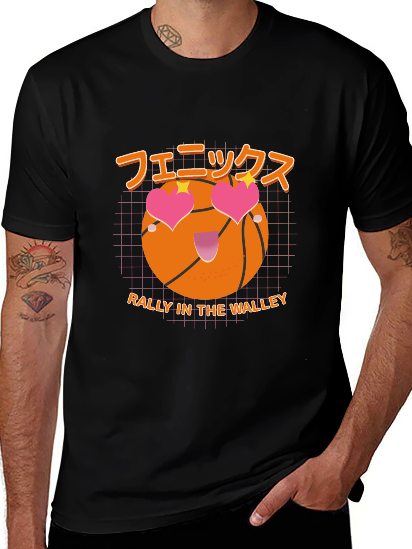 Variant 26 of Phoenix Basketball Kawaii Graphic Tee