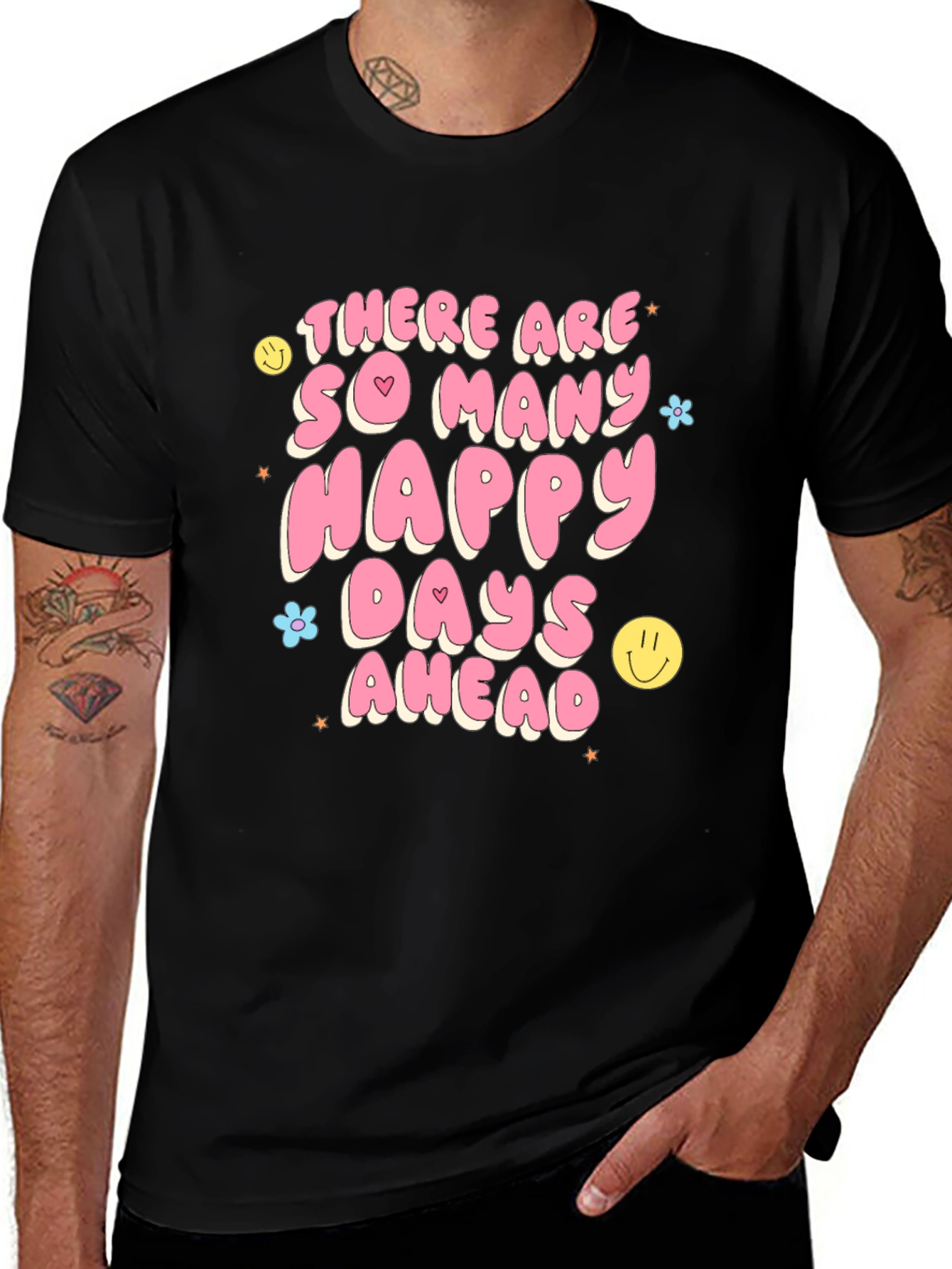 Variant 12 of Happy Days Ahead Graphic Tee