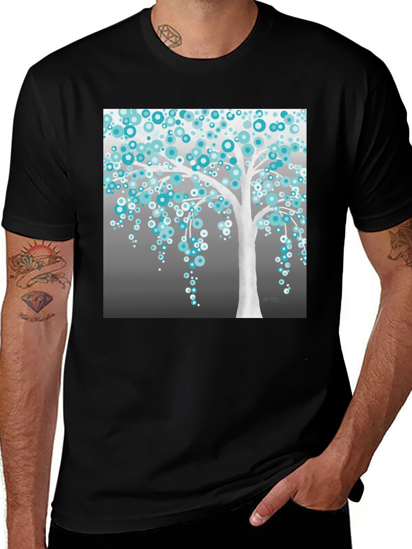 Variant 19 of Artsy Tree Graphic Tee