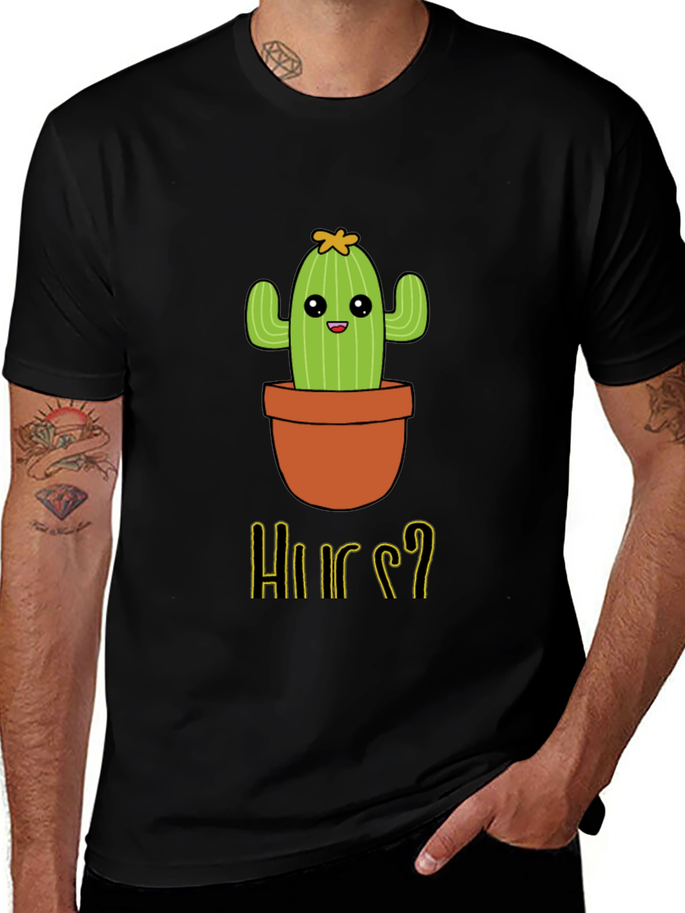 Variant 24 of Cactus Hug T-Shirt - Funny Graphic Tee