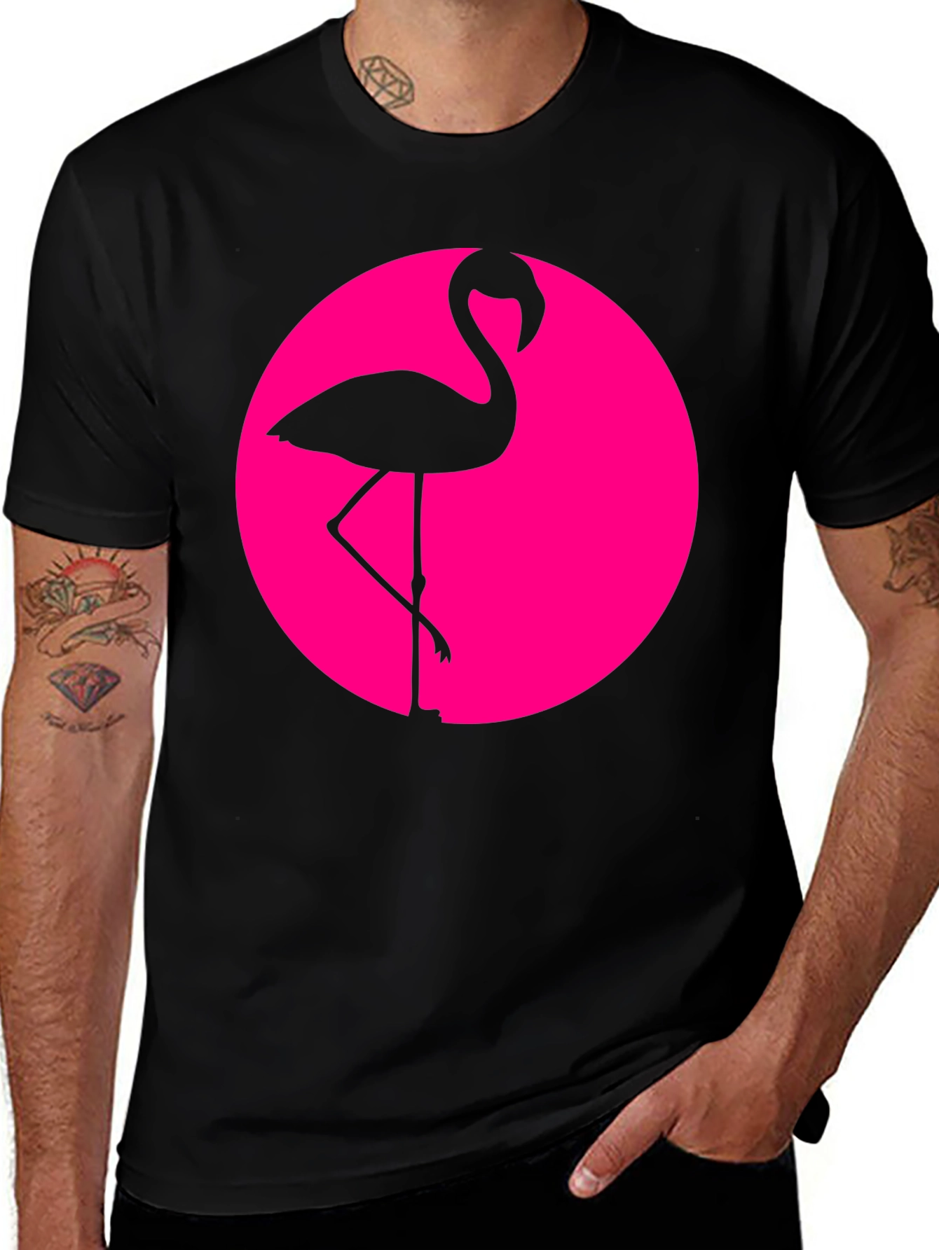 Cool Flamingo Graphic Tee