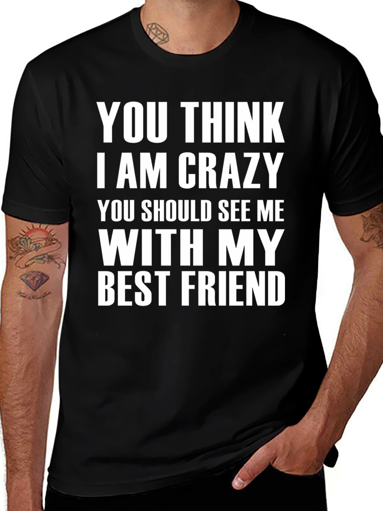 Variant 24 of Crazy Best Friend T-Shirt
