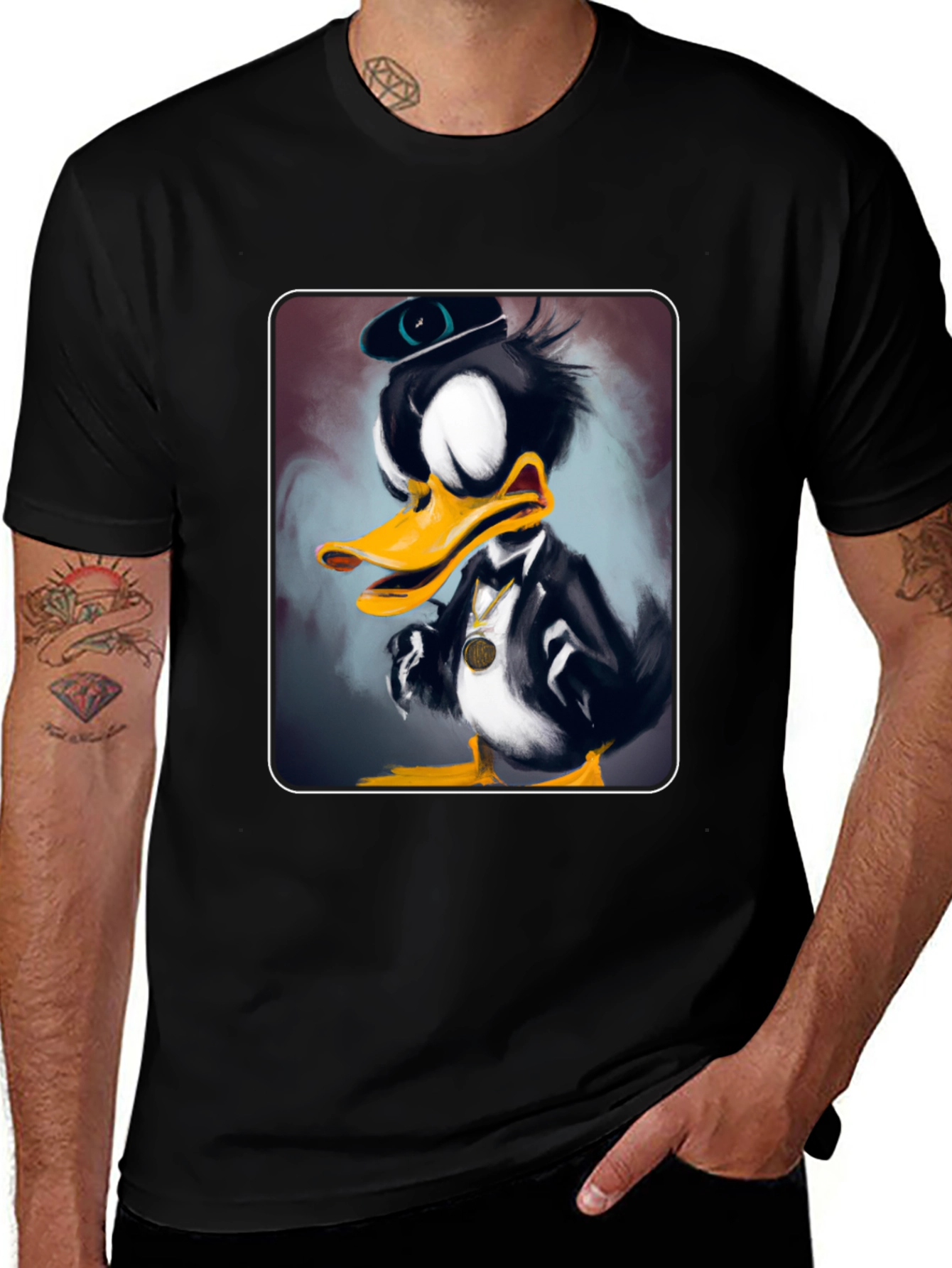 Variant 30 of Dapper Duck T-Shirt - Cartoon Character