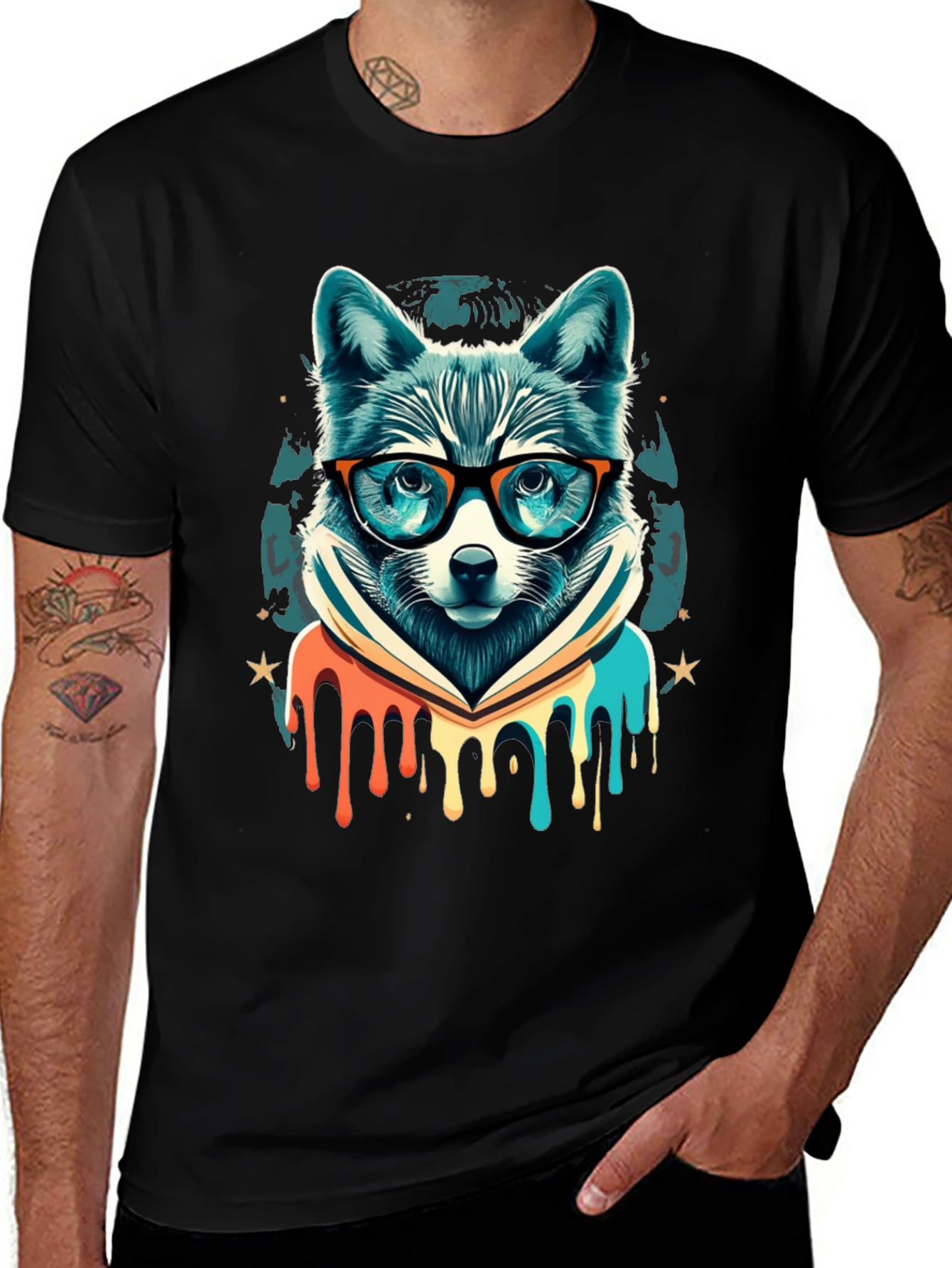 Cool Fox Graphic Tee