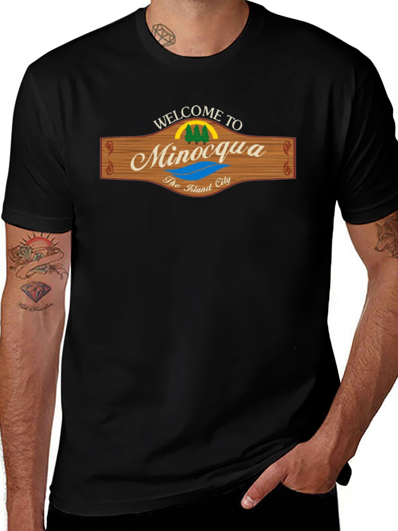 Welcome to Minocqua T-Shirt - The Island City Tee