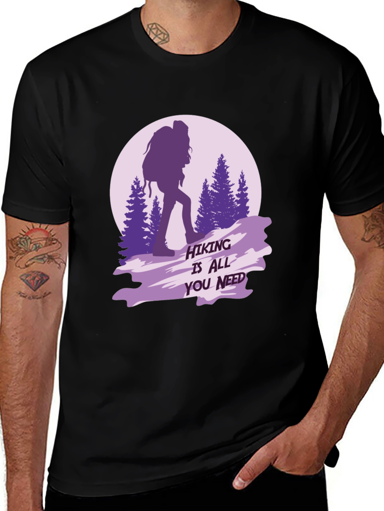 Variant 10 of Hiking Is All You Need Graphic Tee