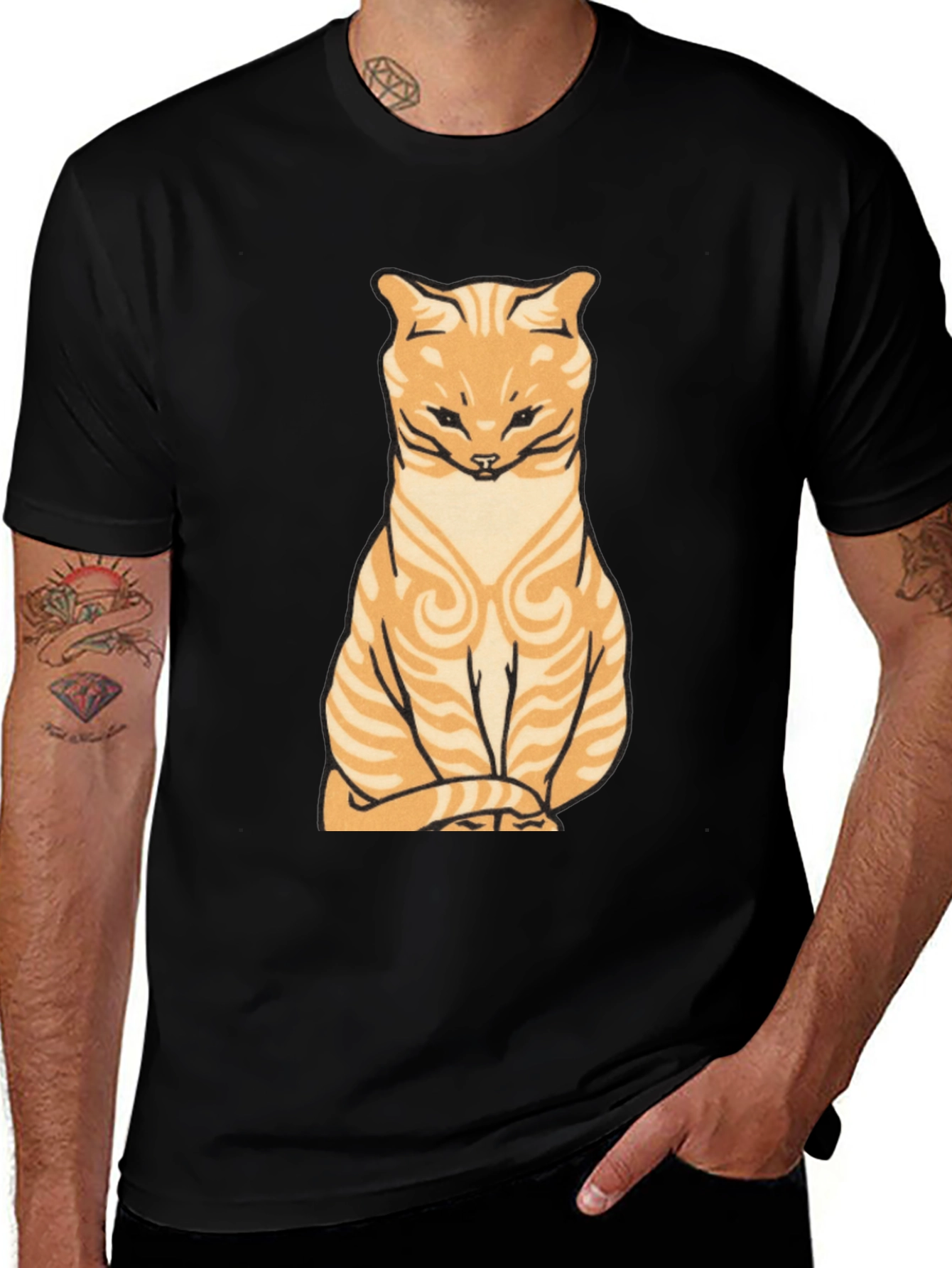 Variant 18 of Cool Cat T-Shirt - Unique Graphic Tee