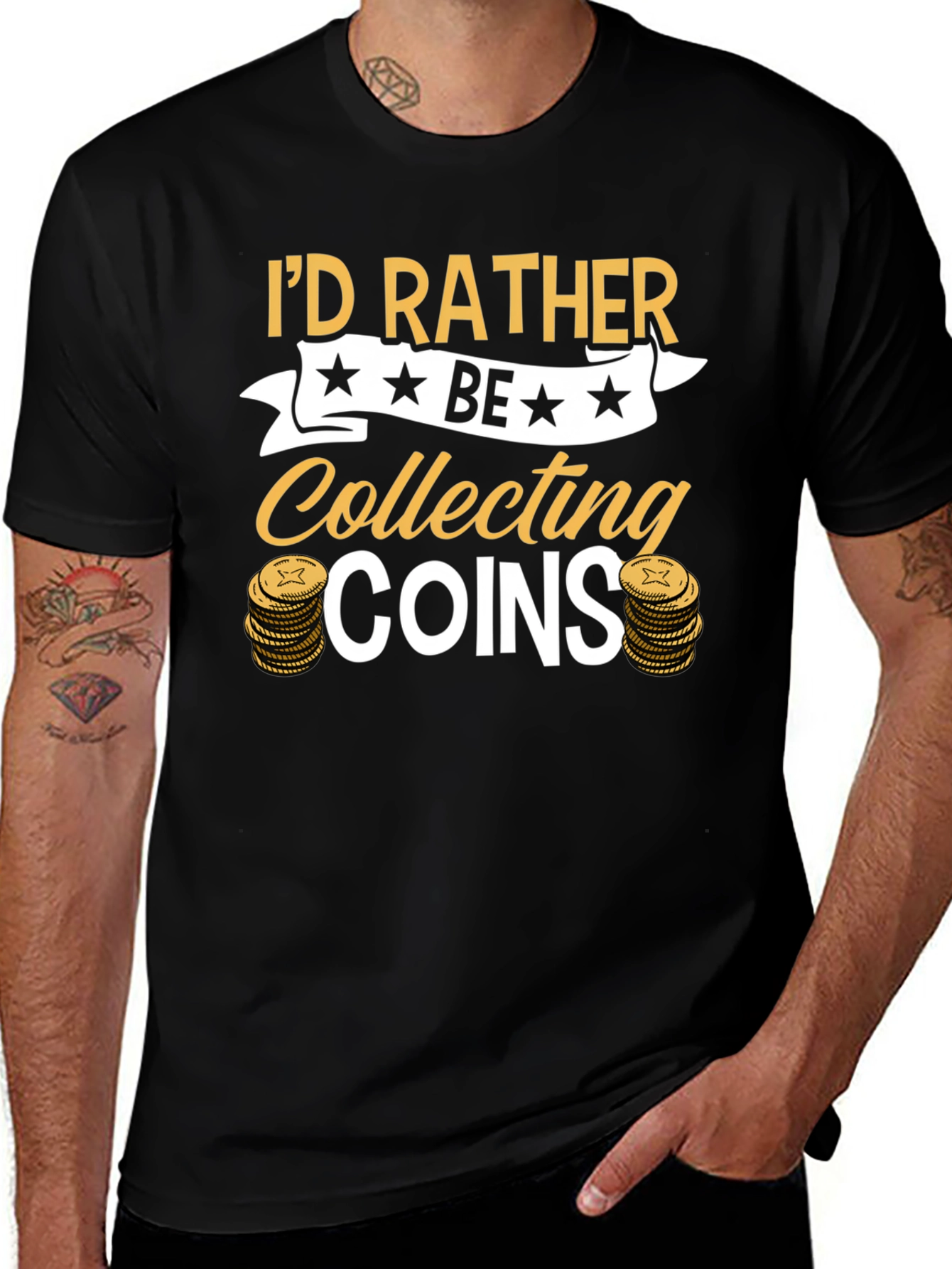 Variant 2 of Coin Collecting Hobby T-Shirt