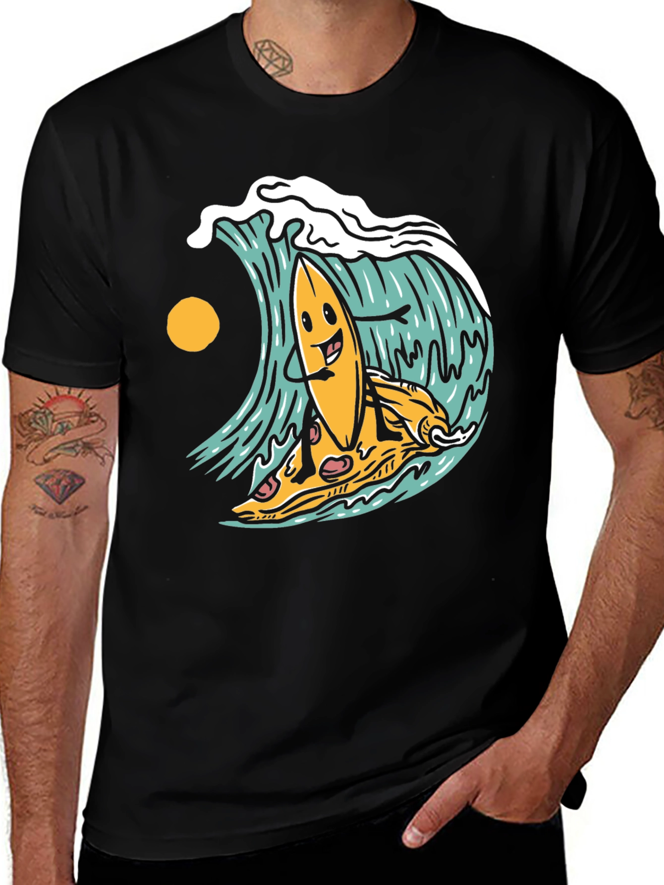 Variant 7 of Pizza Surf T-Shirt