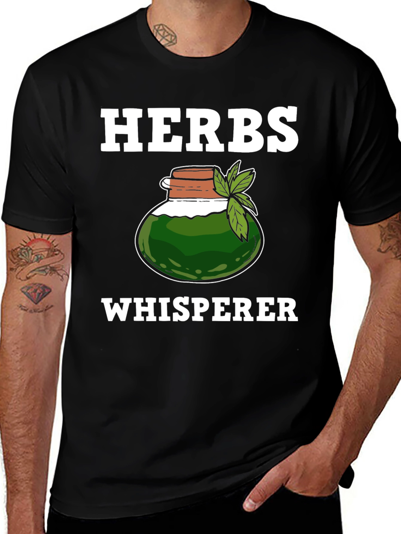 Variant 26 of Herbs Whisperer Graphic T-Shirt