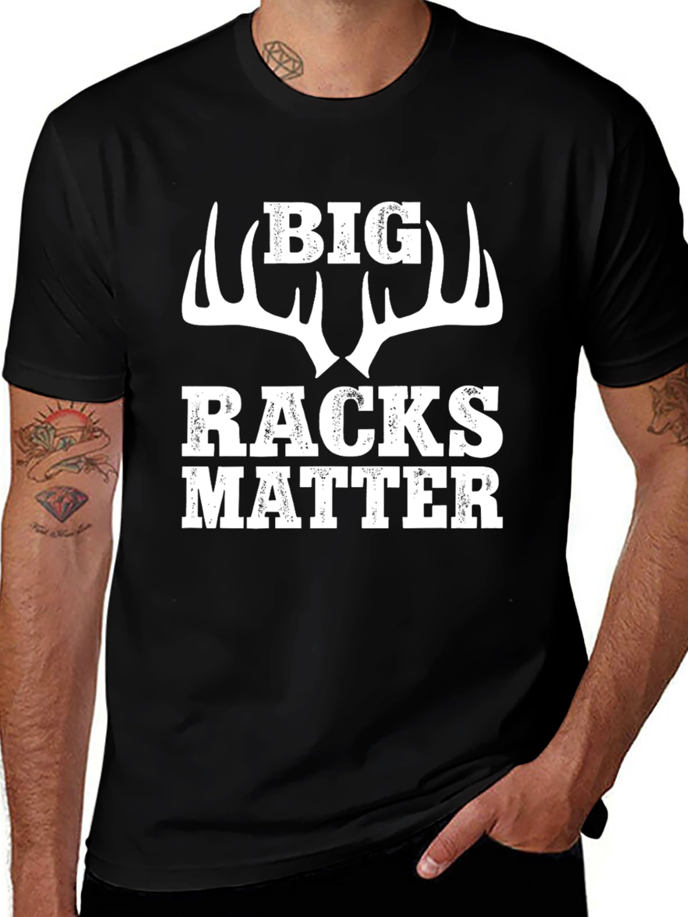 Big Racks Matter Hunting Graphic T-Shirt