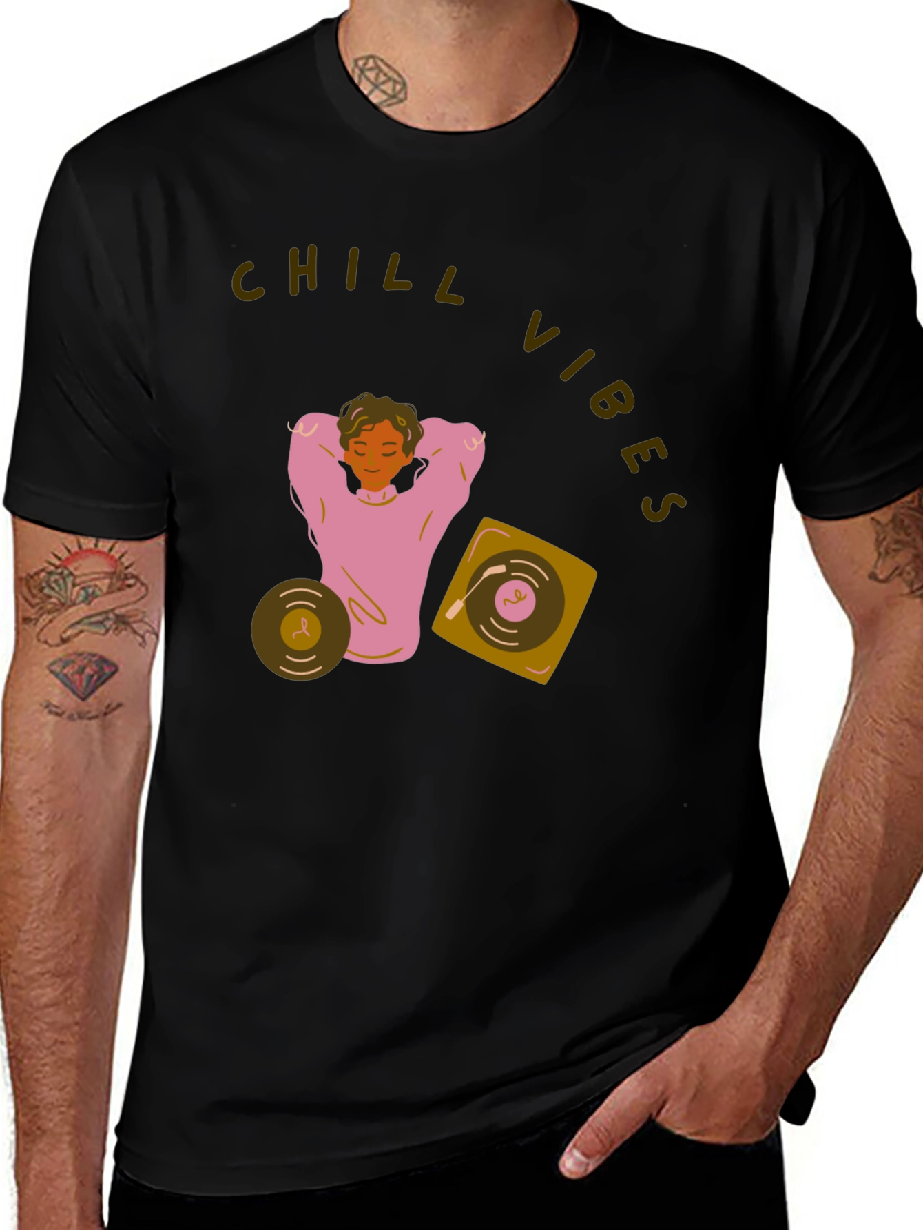 Variant 22 of Chill Vibes Graphic T-Shirt - Relaxed Fit