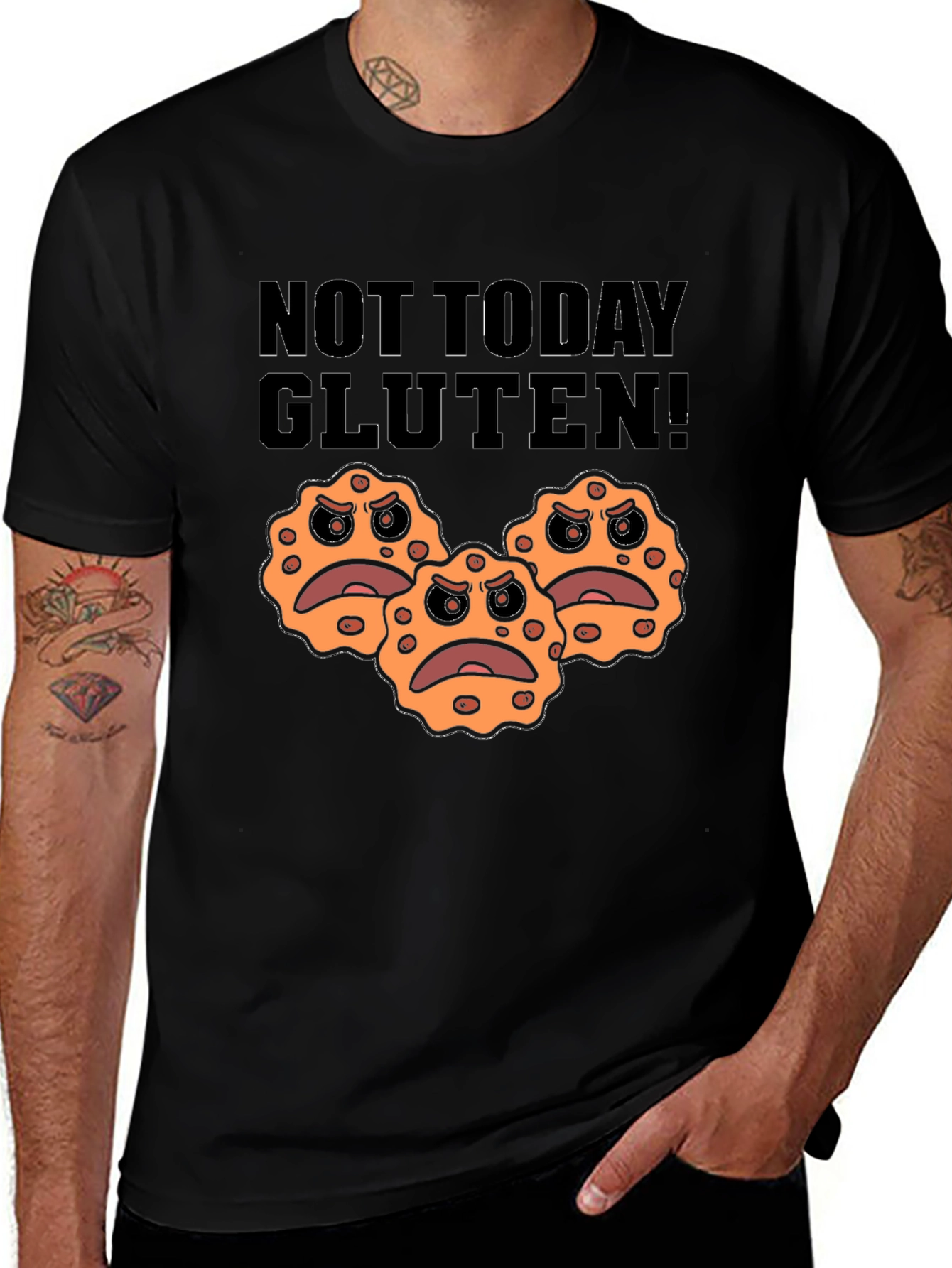 Not Today Gluten! Graphic T-Shirt