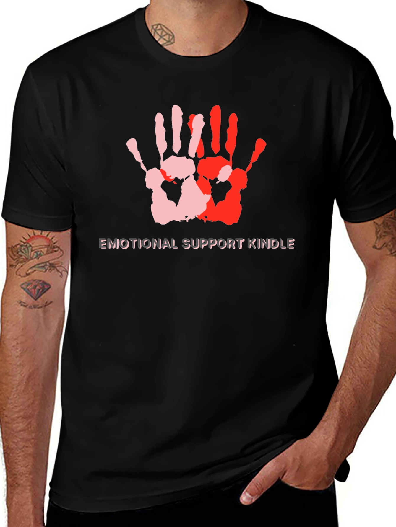 Emotional Support Kindle T-Shirt