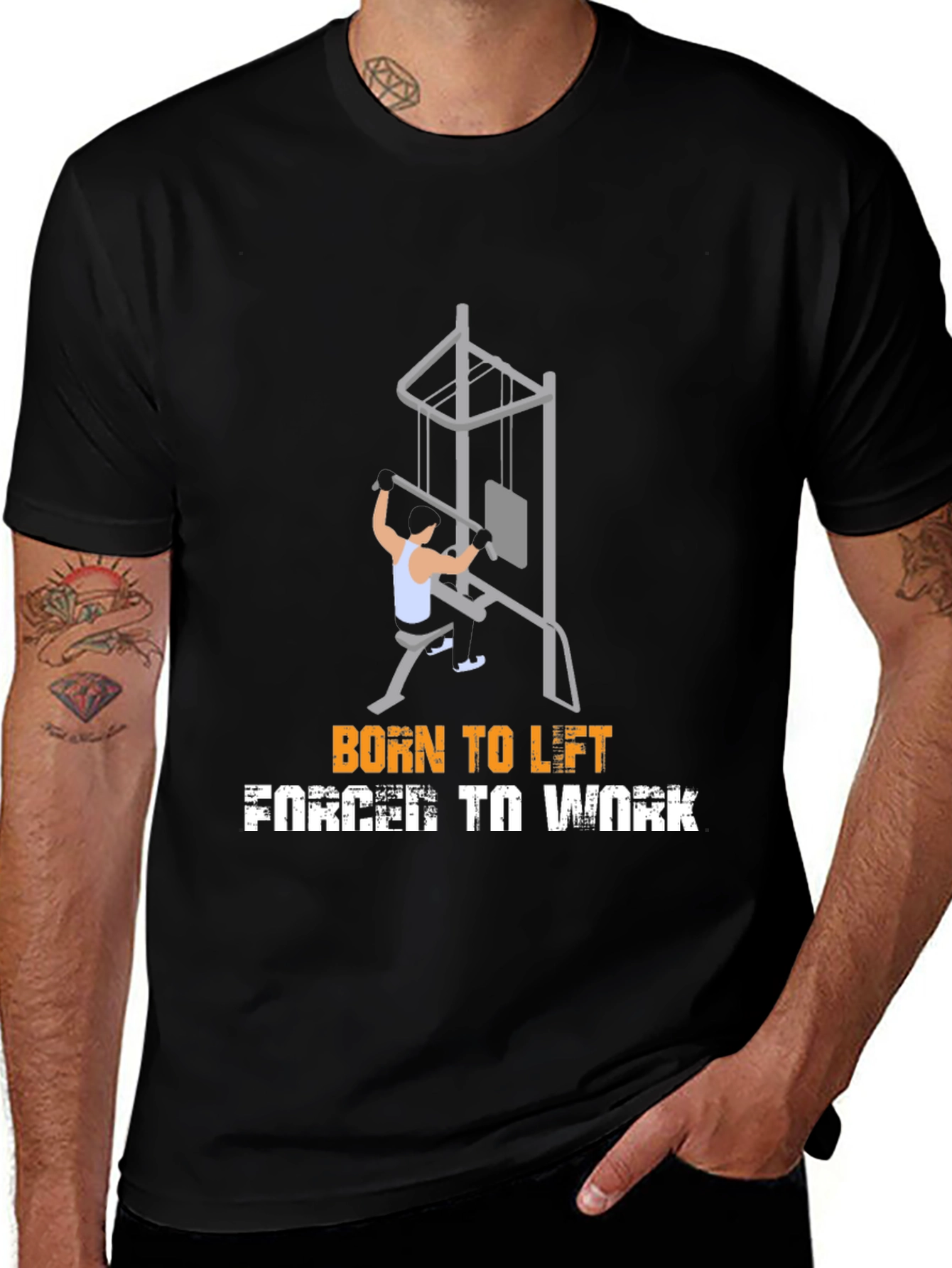 Born To Lift T-Shirt - Gym Workout Apparel