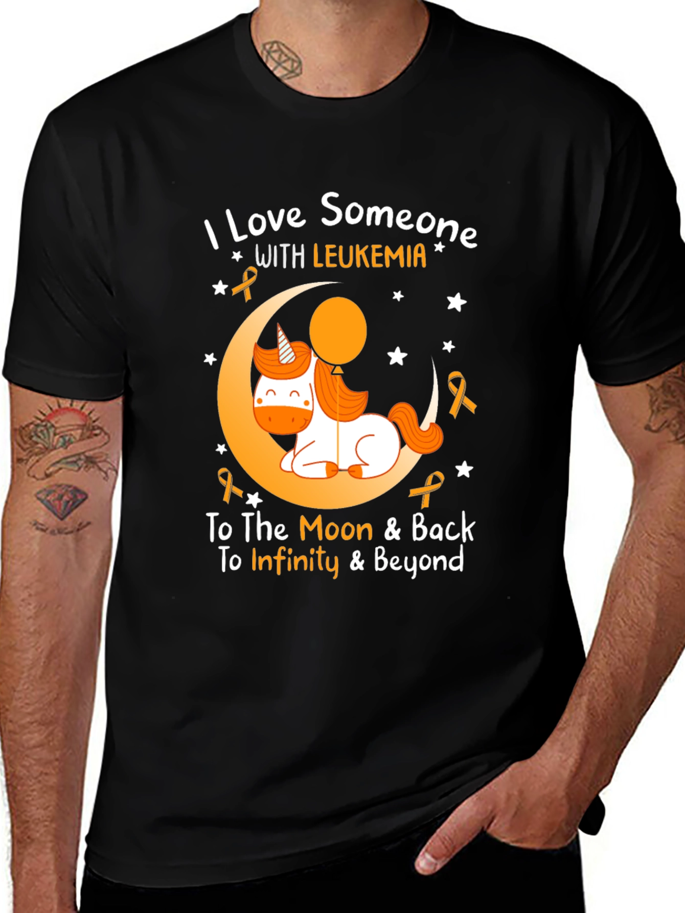 Variant 16 of Leukemia Awareness T-Shirt Unicorn Design