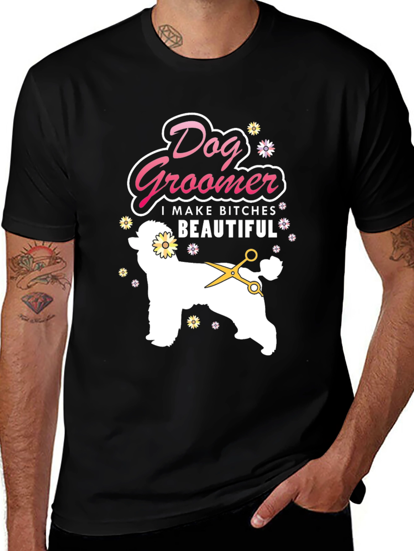 Variant 18 of Dog Groomer T-Shirt - I Make Bitches Beautiful