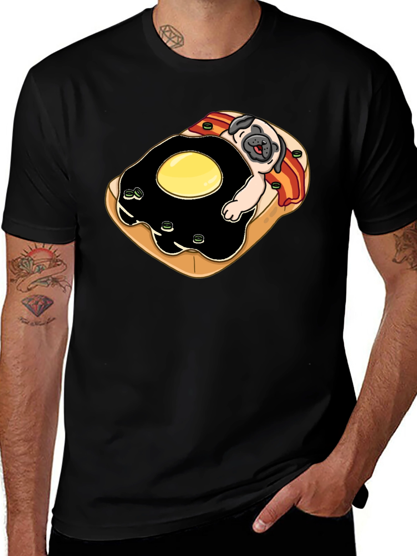 Variant 16 of Pug Life Toast T-Shirt