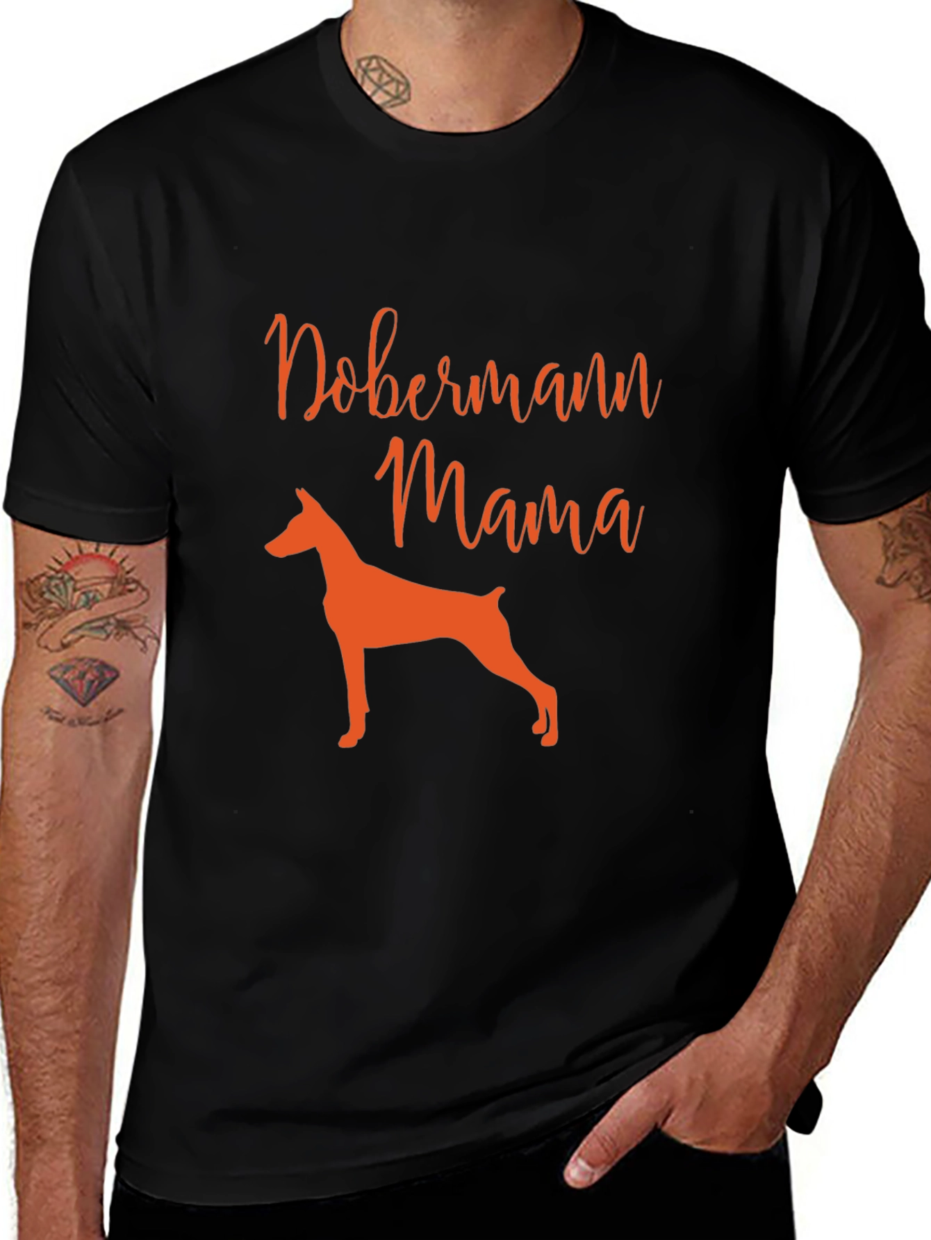 Dobermann Mama T-Shirt, Dog Lover Tee