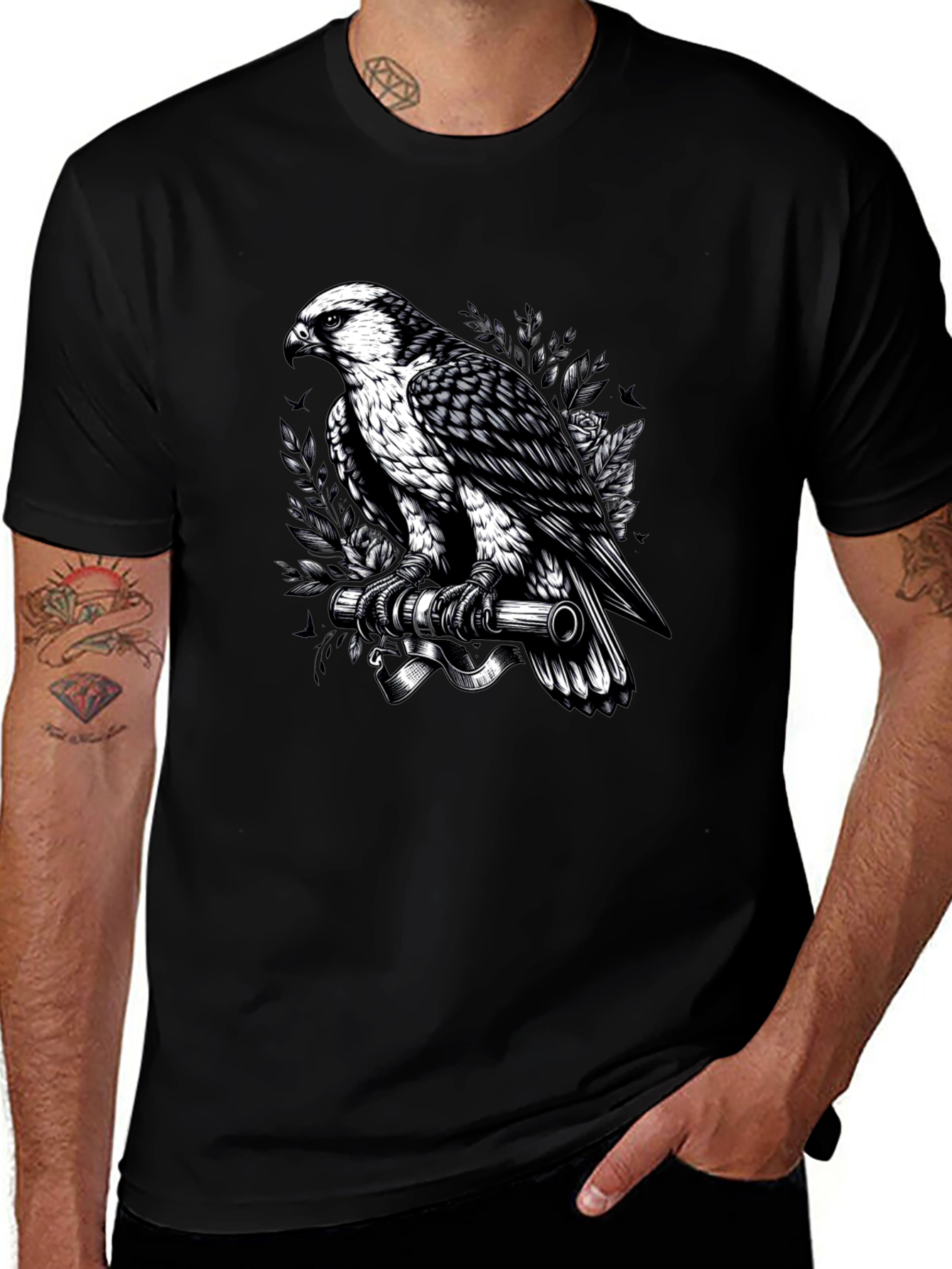 Variant 10 of Cool Bird of Prey Graphic Tee
