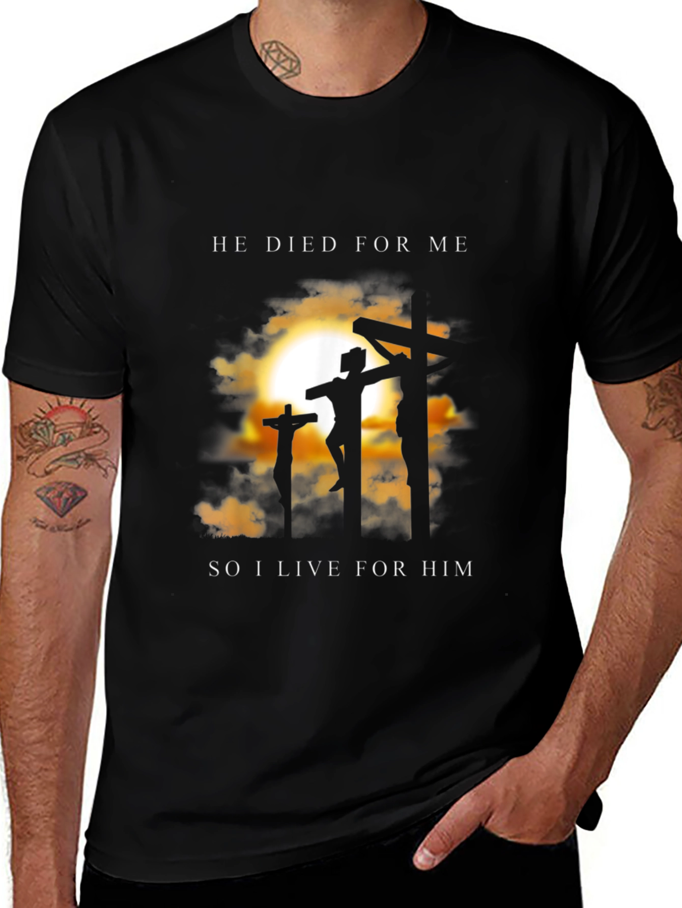 Variant 19 of He Died for Me T-Shirt