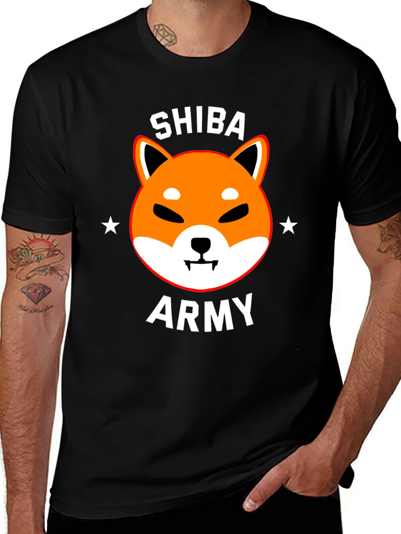 Variant 13 of Shiba Army T-Shirt - Crypto Doge Meme Tee